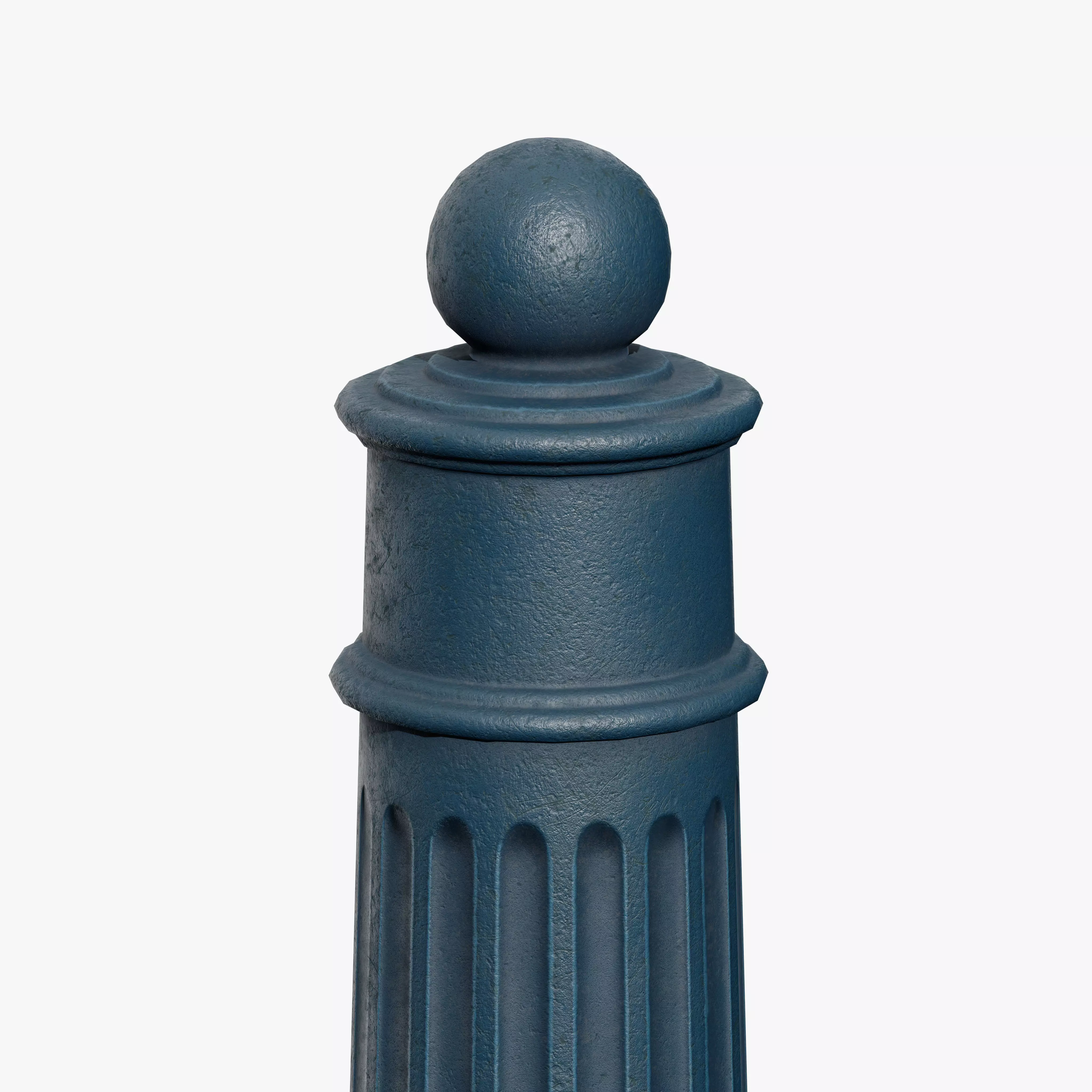 Bollards Cast Iron C Low-poly 3D model_5