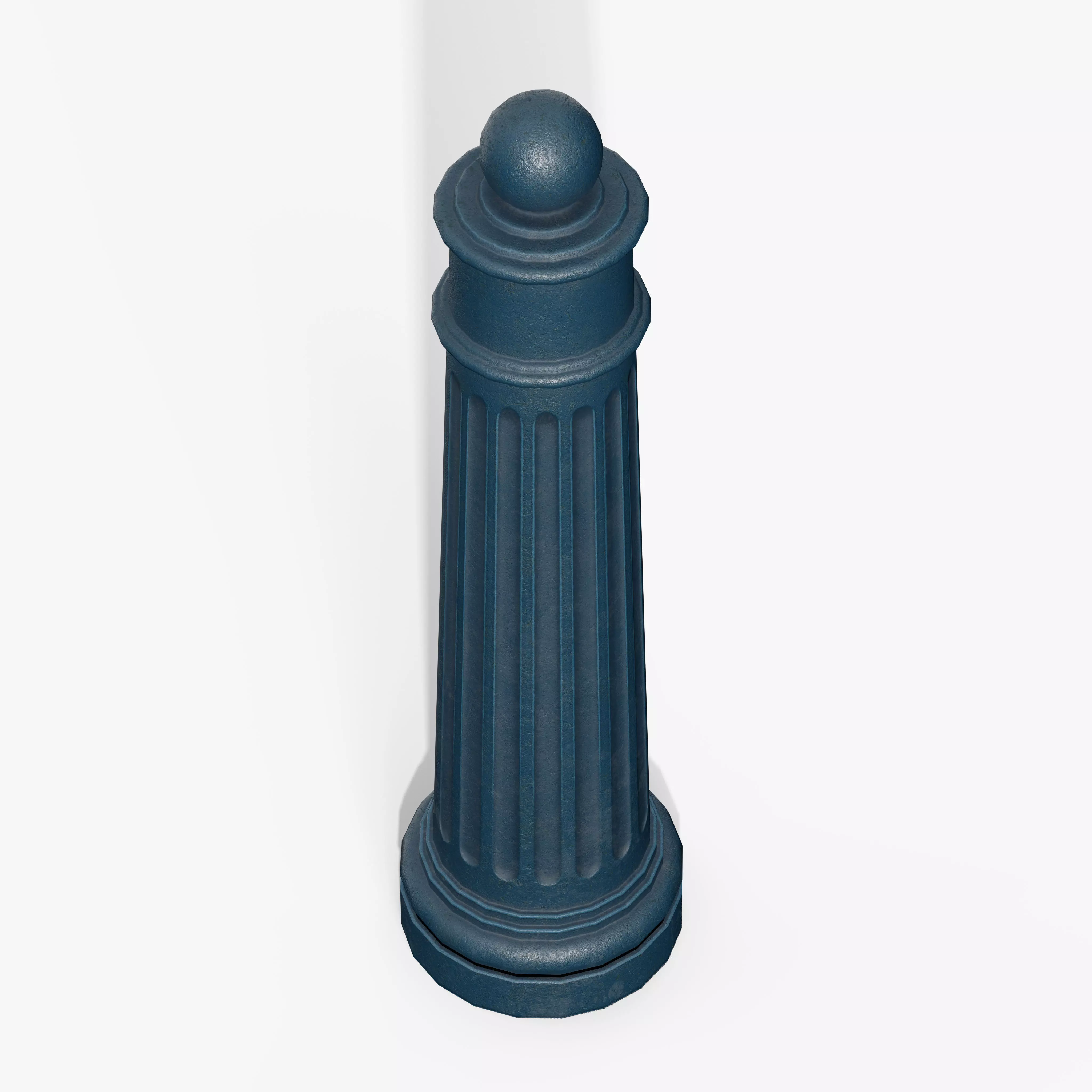 Bollards Cast Iron C Low-poly 3D model_2