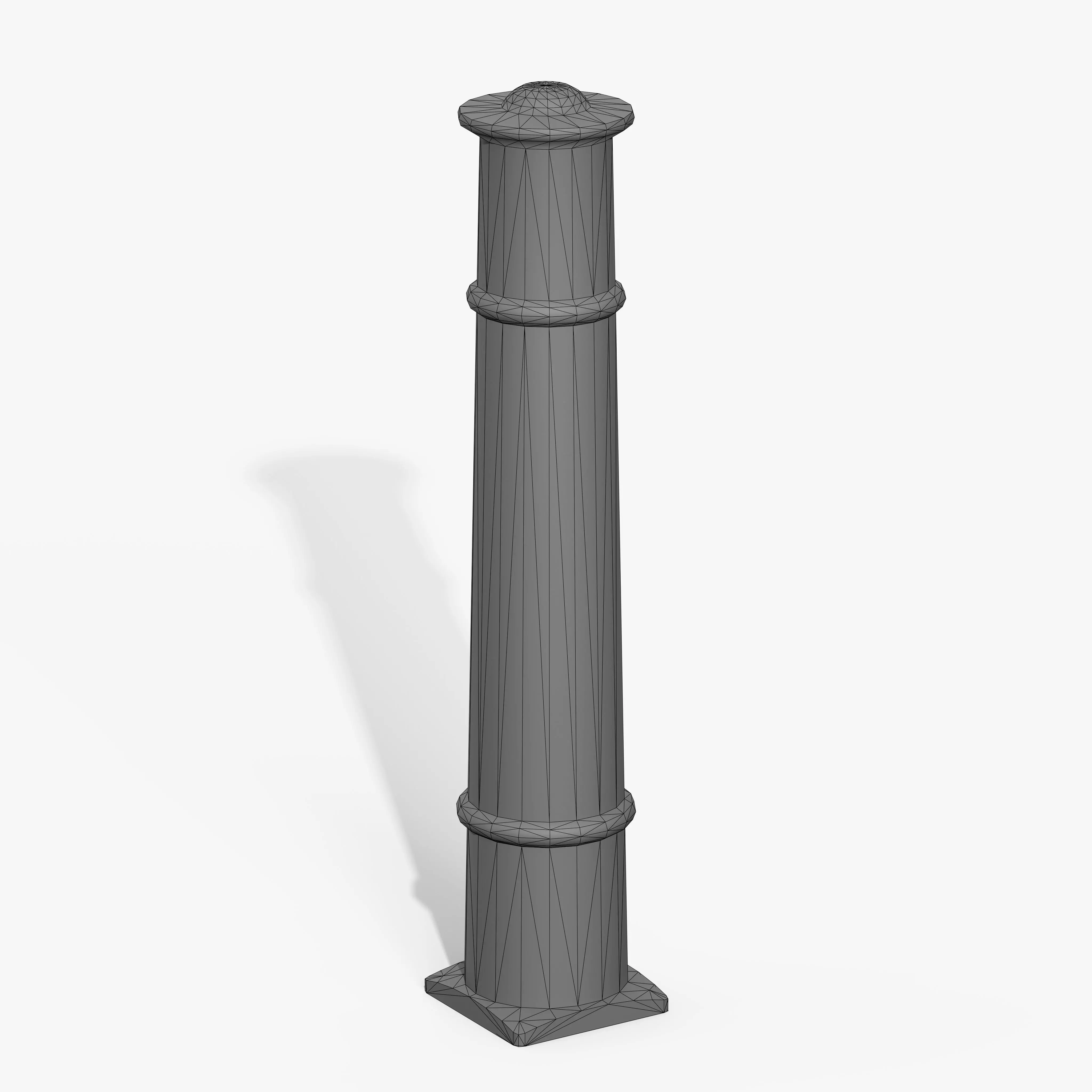 Bollards Cast Iron D Low-poly 3D model_10