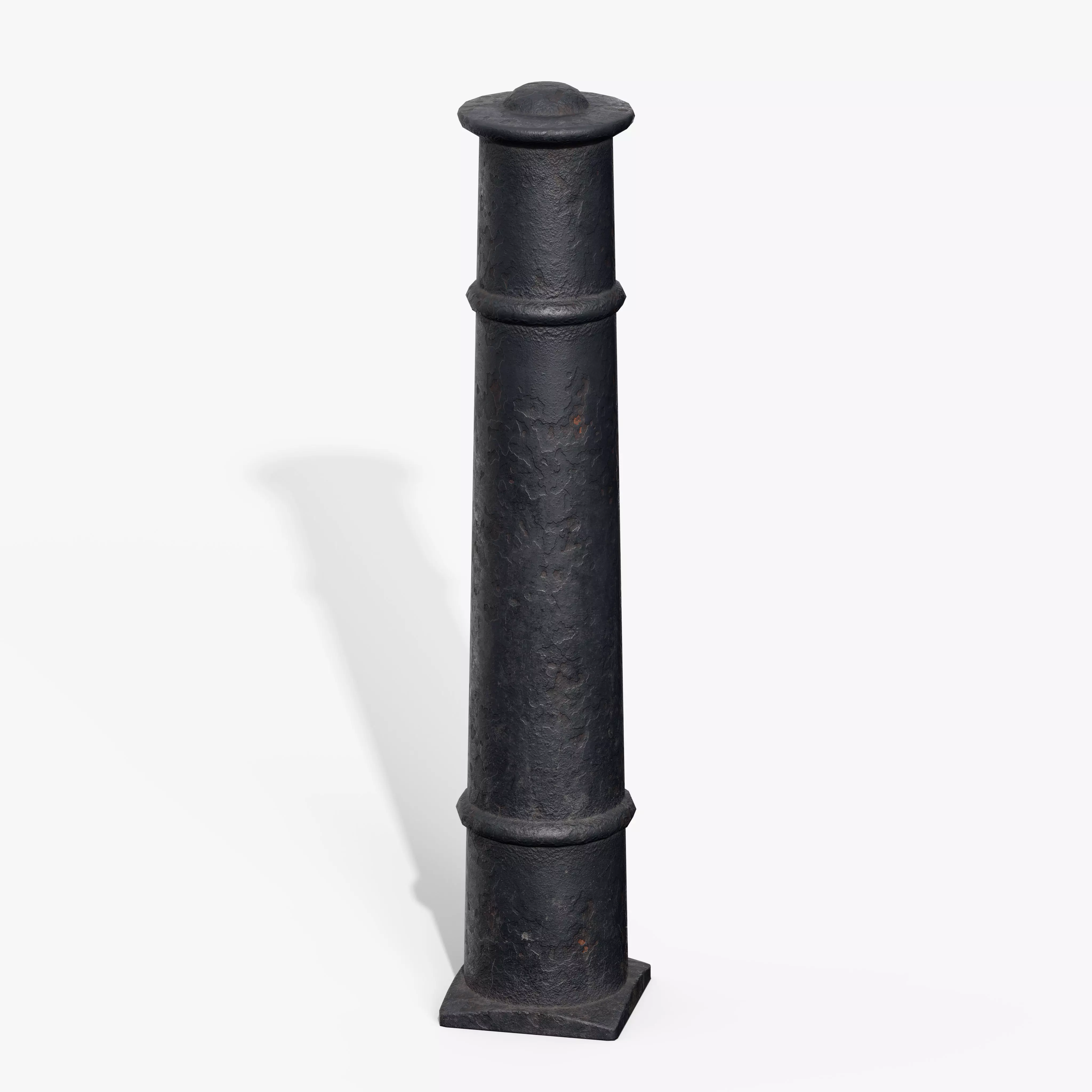 Bollards Cast Iron D Low-poly 3D model_8