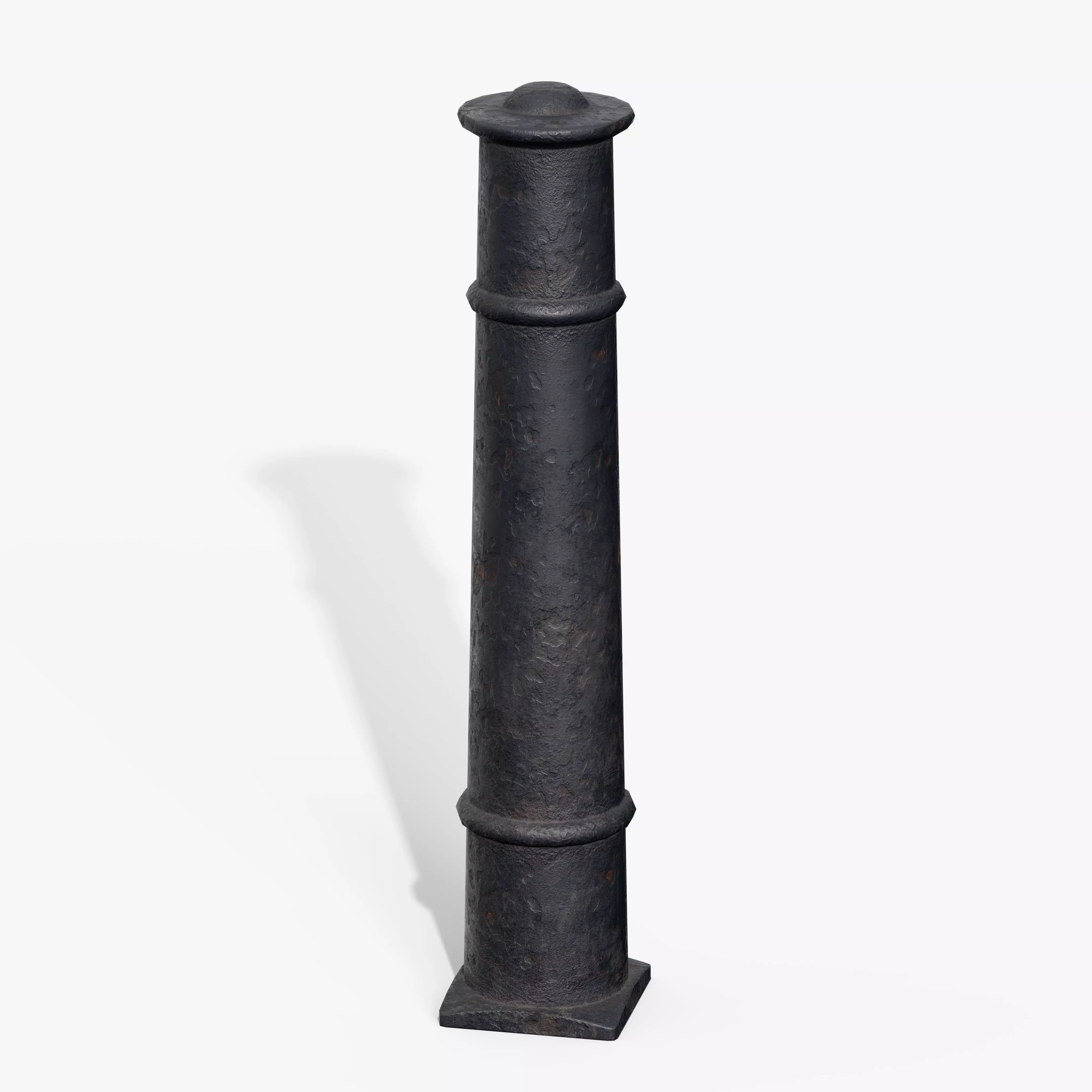 Bollards Cast Iron D Low-poly 3D model_4