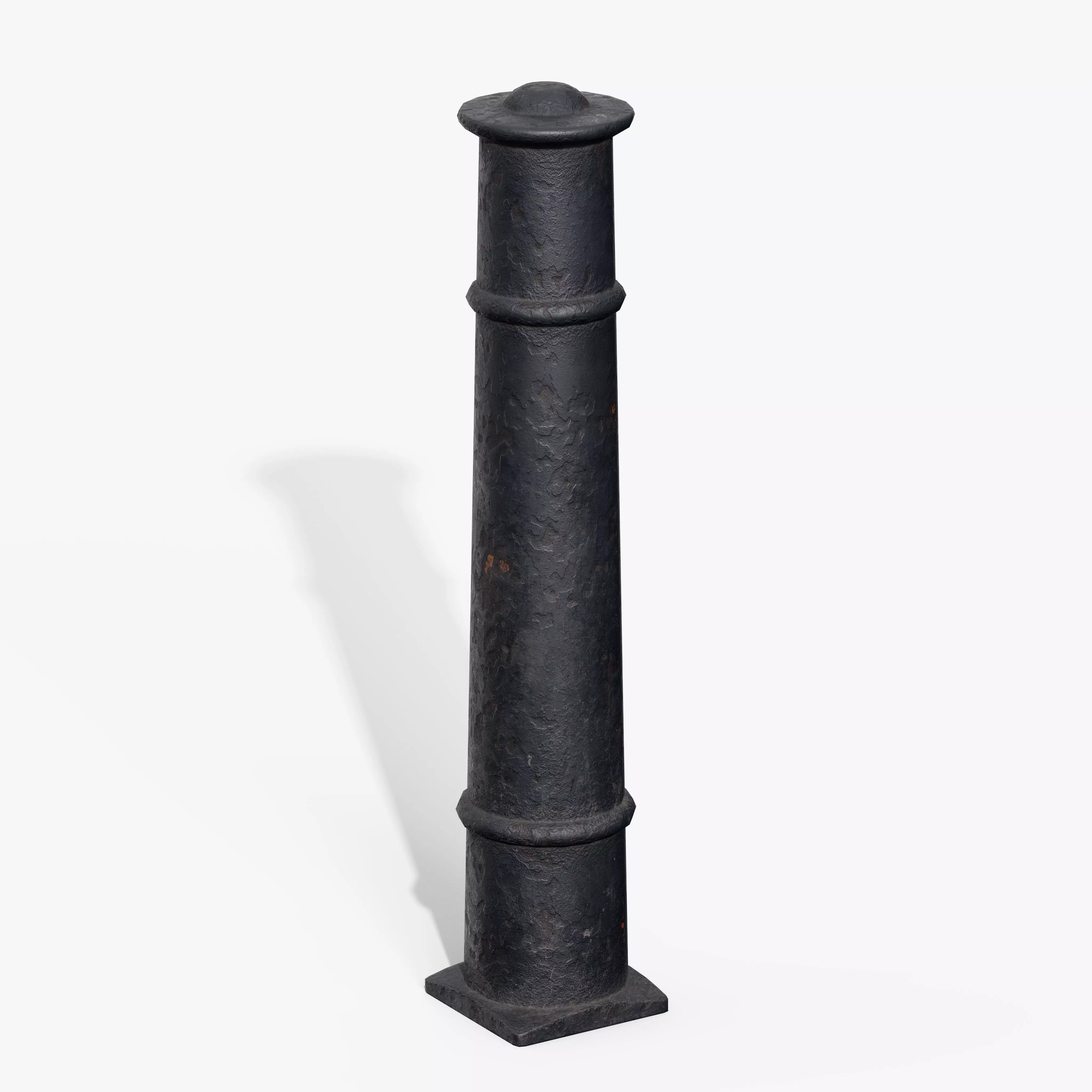 Bollards Cast Iron D Low-poly 3D model_7