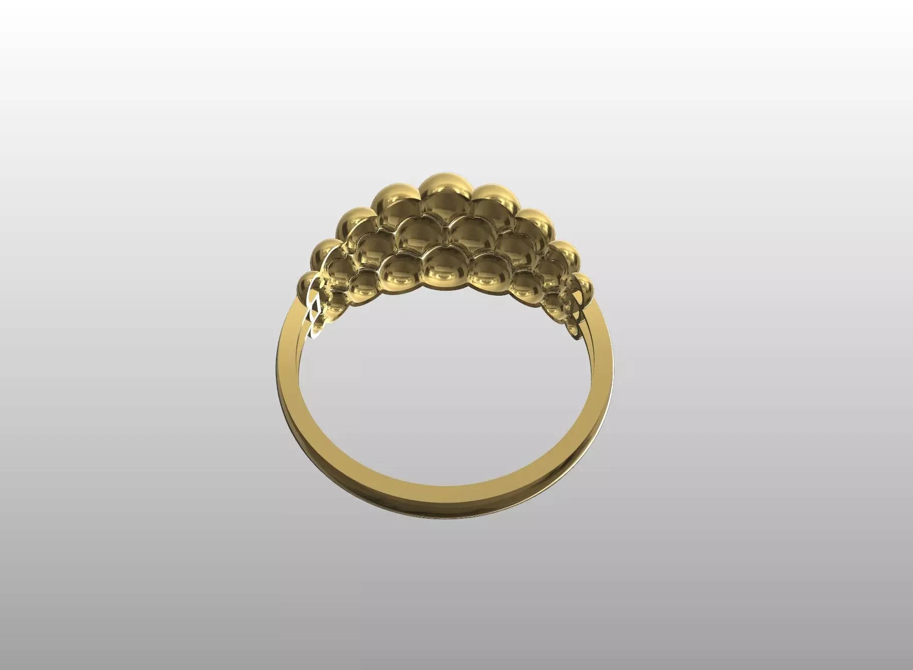 Celestial Cluster Ring 3D print model_1