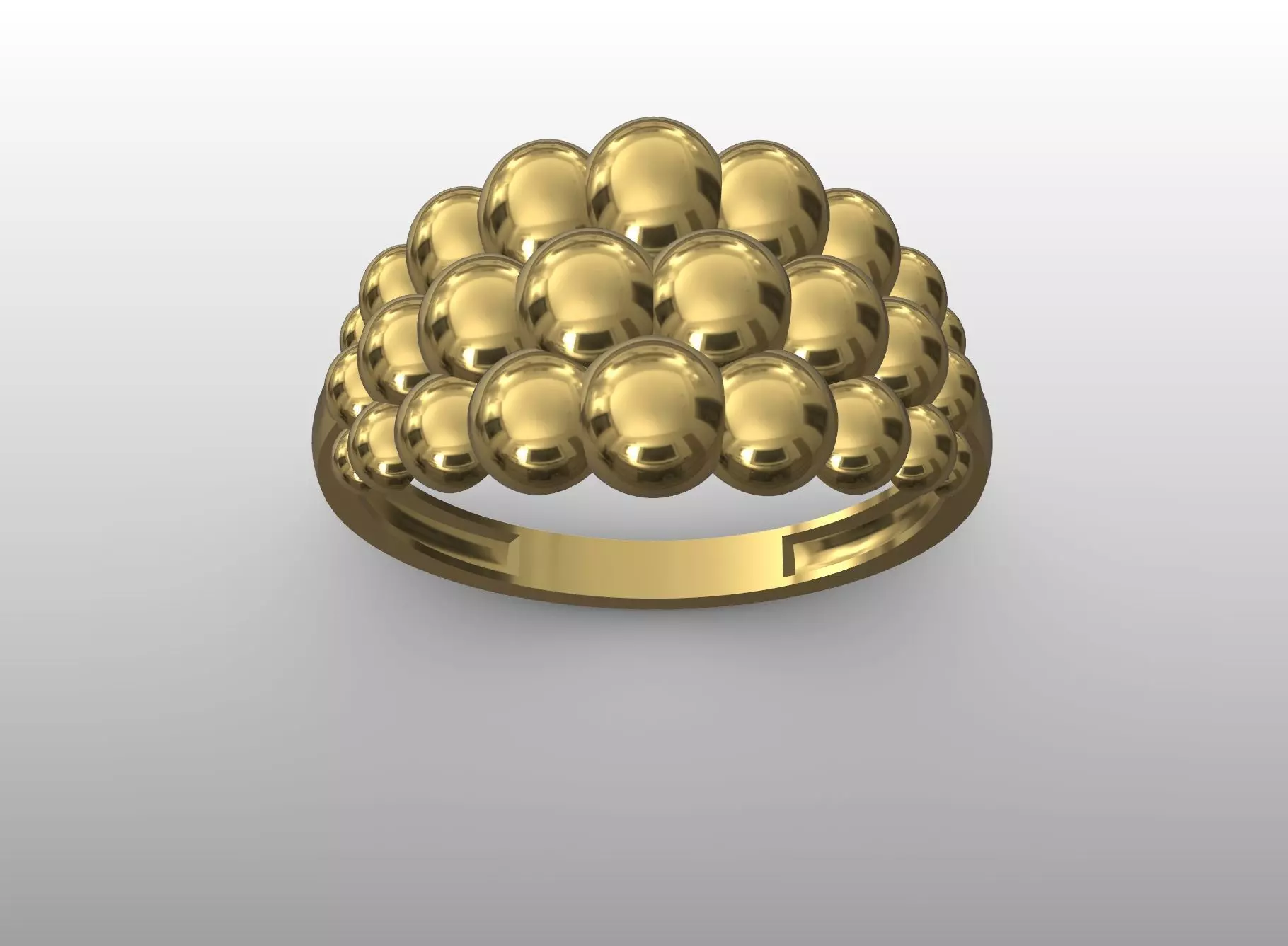 Celestial Cluster Ring 3D print model_2