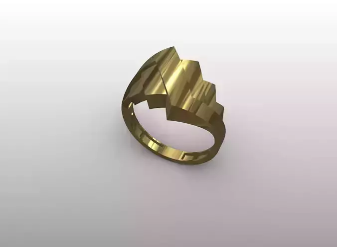 Facet Crest Ring