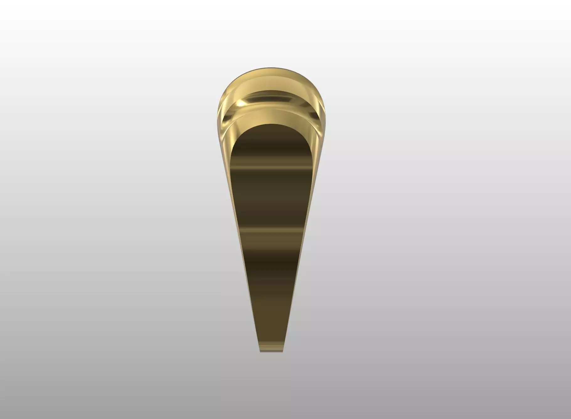 Fluted Ridge Ring 3D print model_5