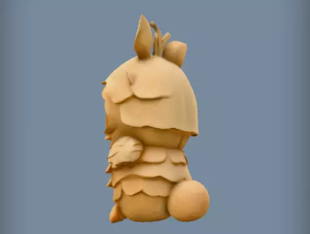 Sculptural Artistic 3D Model of Layered Paper Machine 3D print model_3