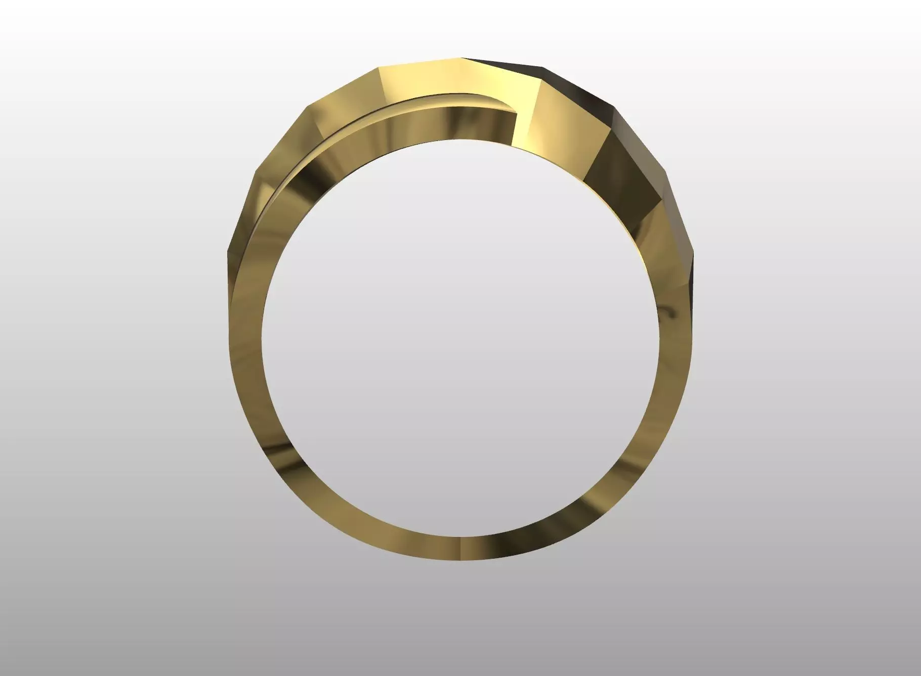 Interlock Embrace Ring 3D print model_4