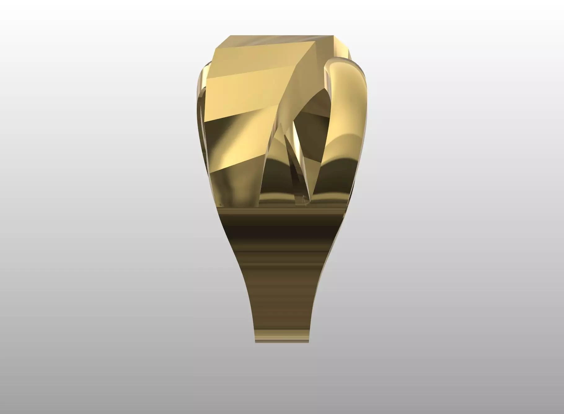 Interlock Embrace Ring 3D print model_5