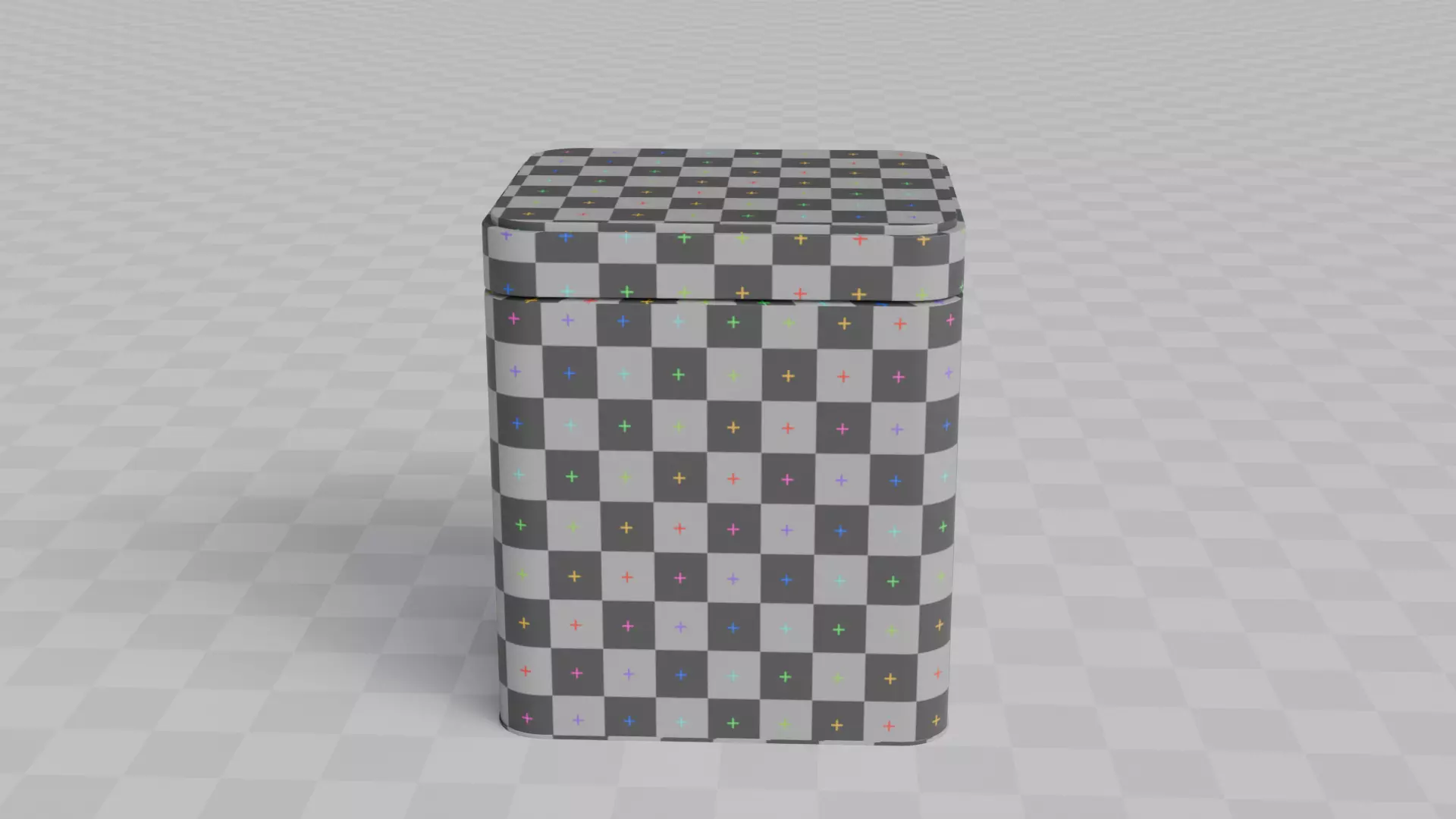 Aluminium Square Tin can 3D model_5