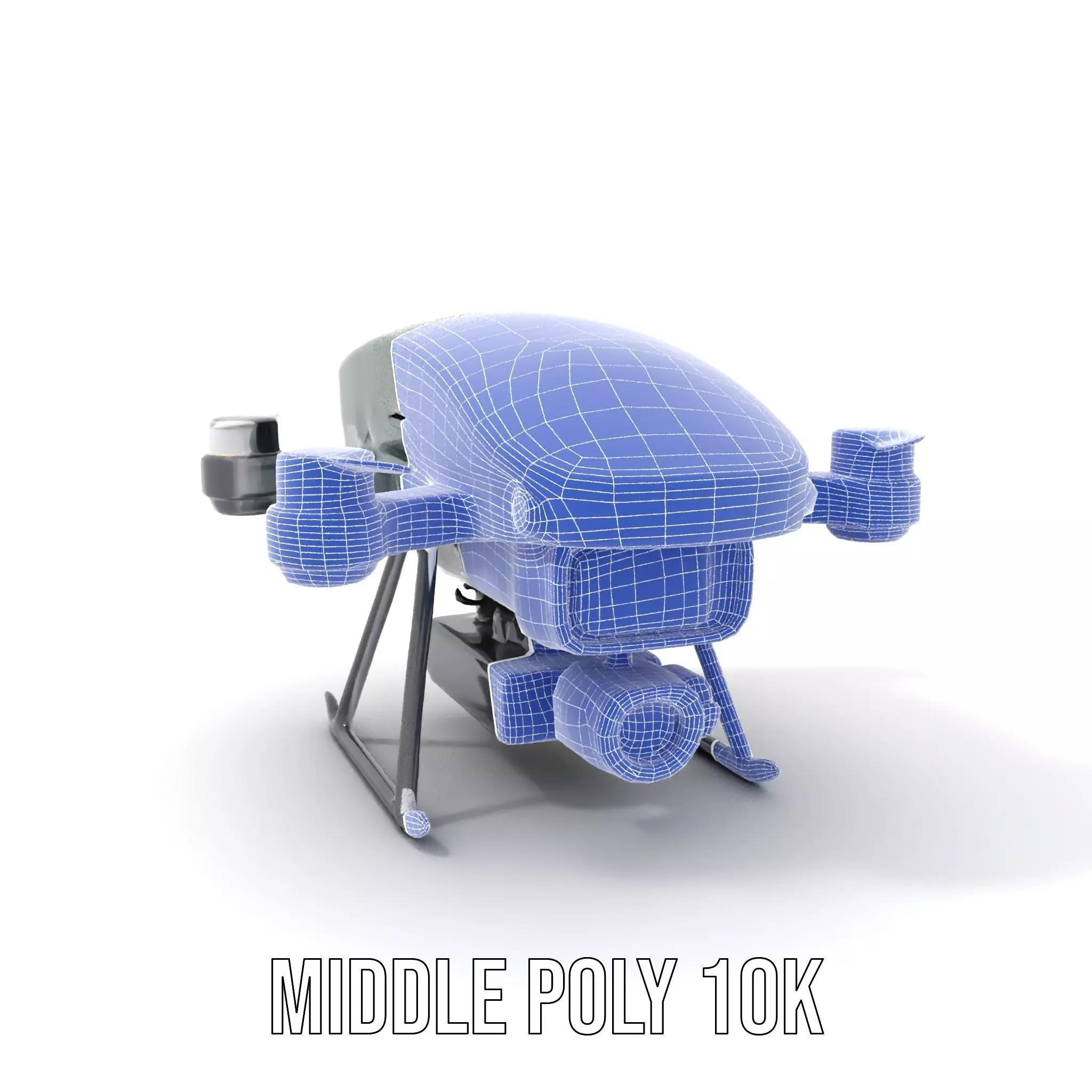 BorderBee Drone Explorer model pack Low-poly 3D model_24