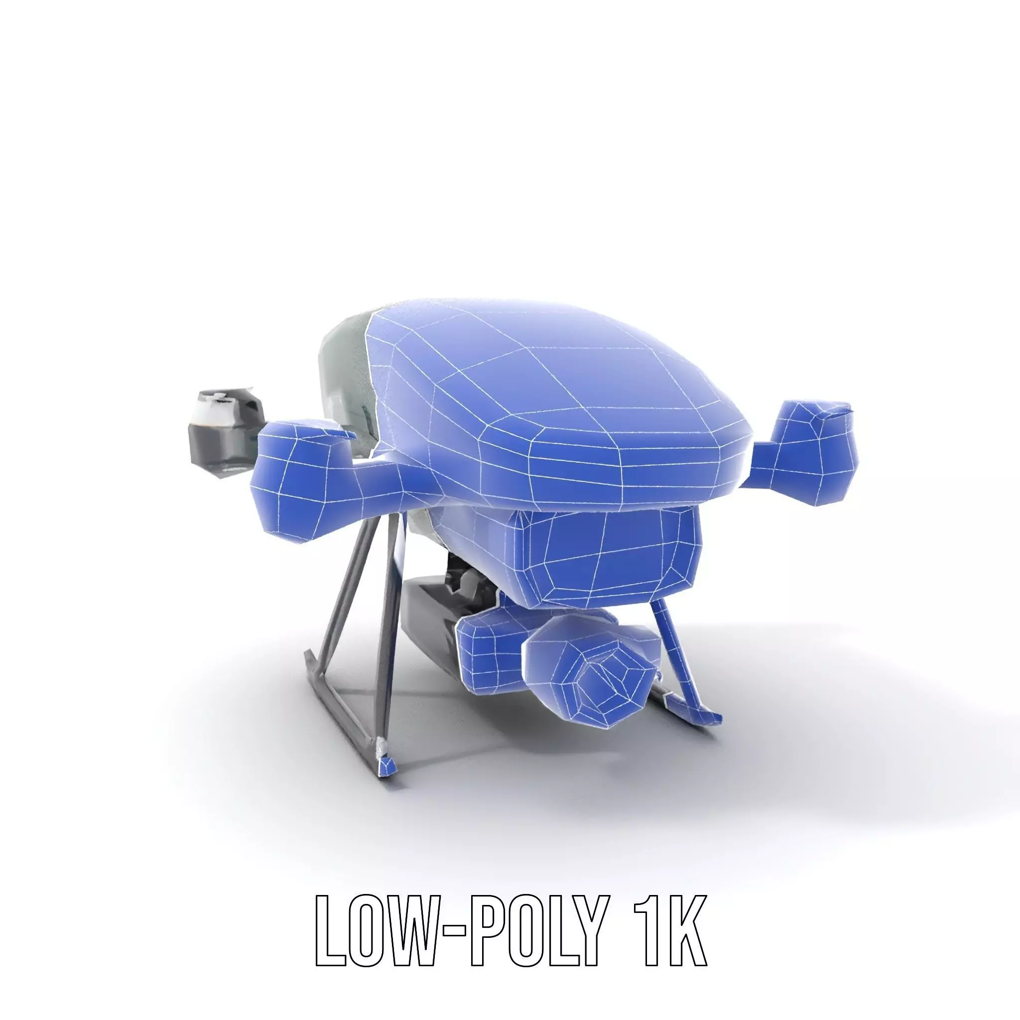 BorderBee Drone Explorer model pack Low-poly 3D model_7