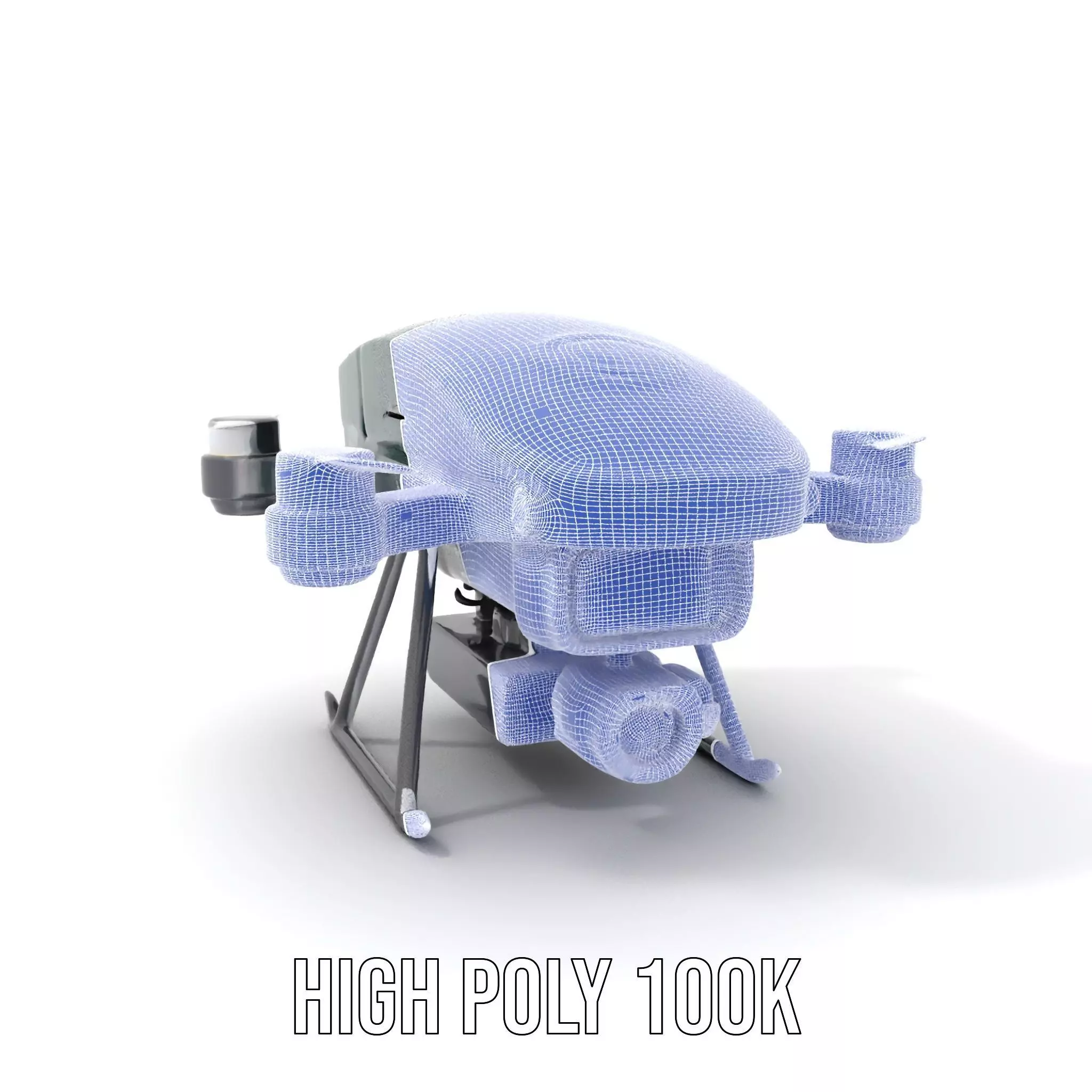 BorderBee Drone Explorer model pack Low-poly 3D model_4