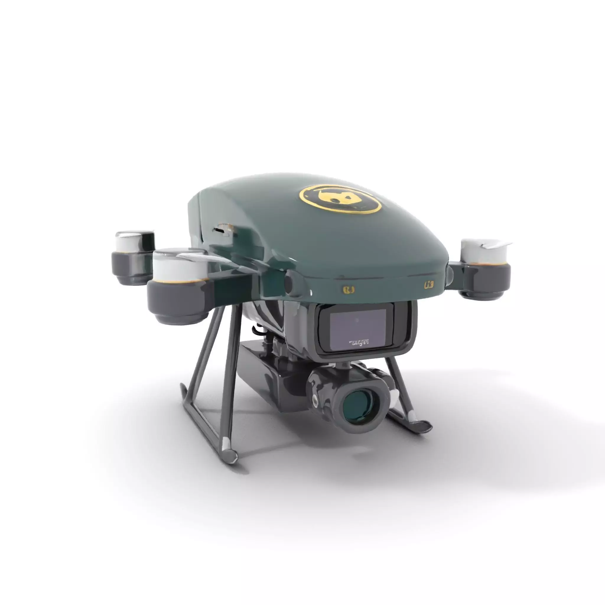 BorderBee Drone Explorer model pack Low-poly 3D model_0