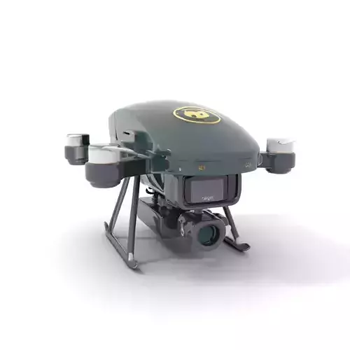 BorderBee Drone Explorer model pack Low-poly 3D model