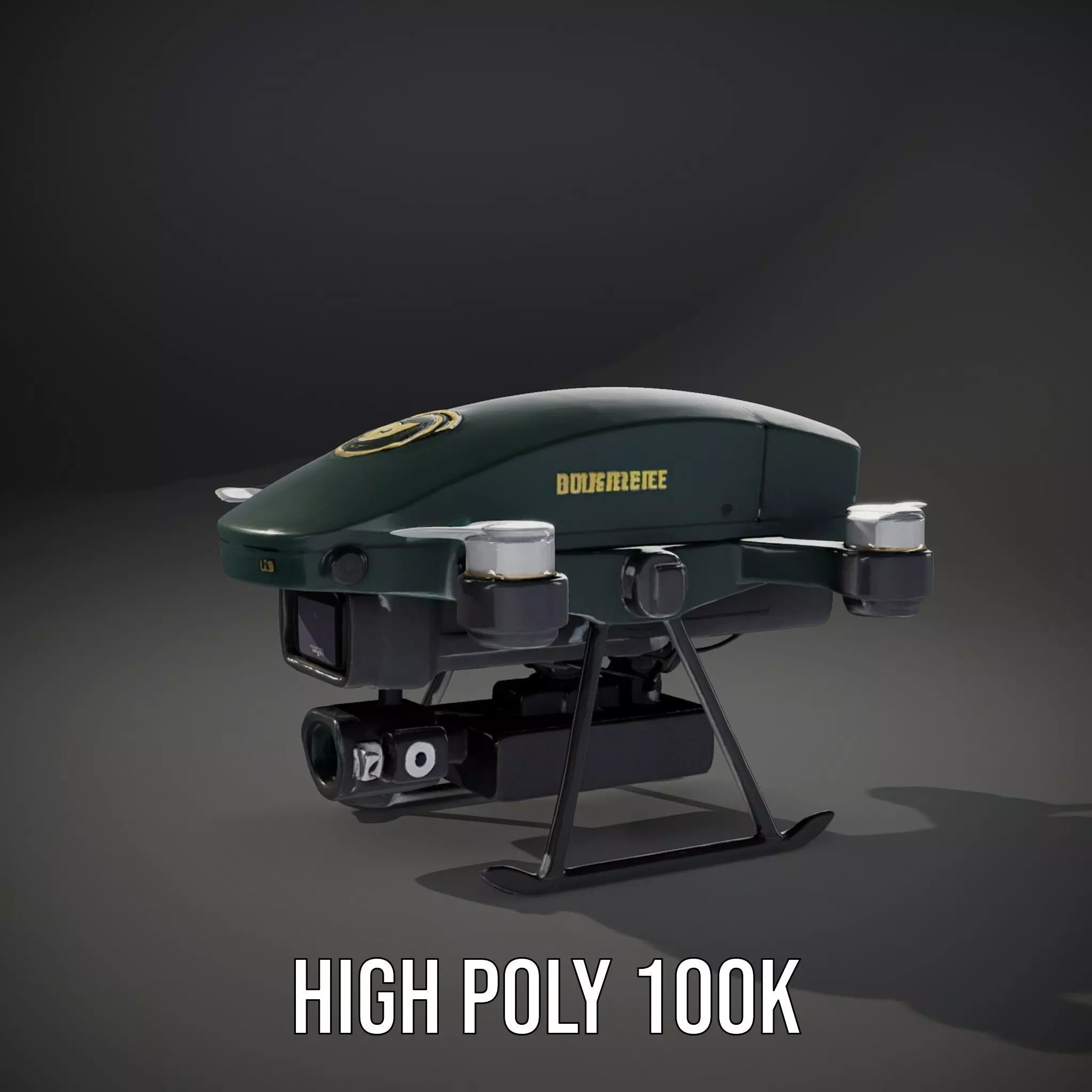 BorderBee Drone Explorer model pack Low-poly 3D model_10