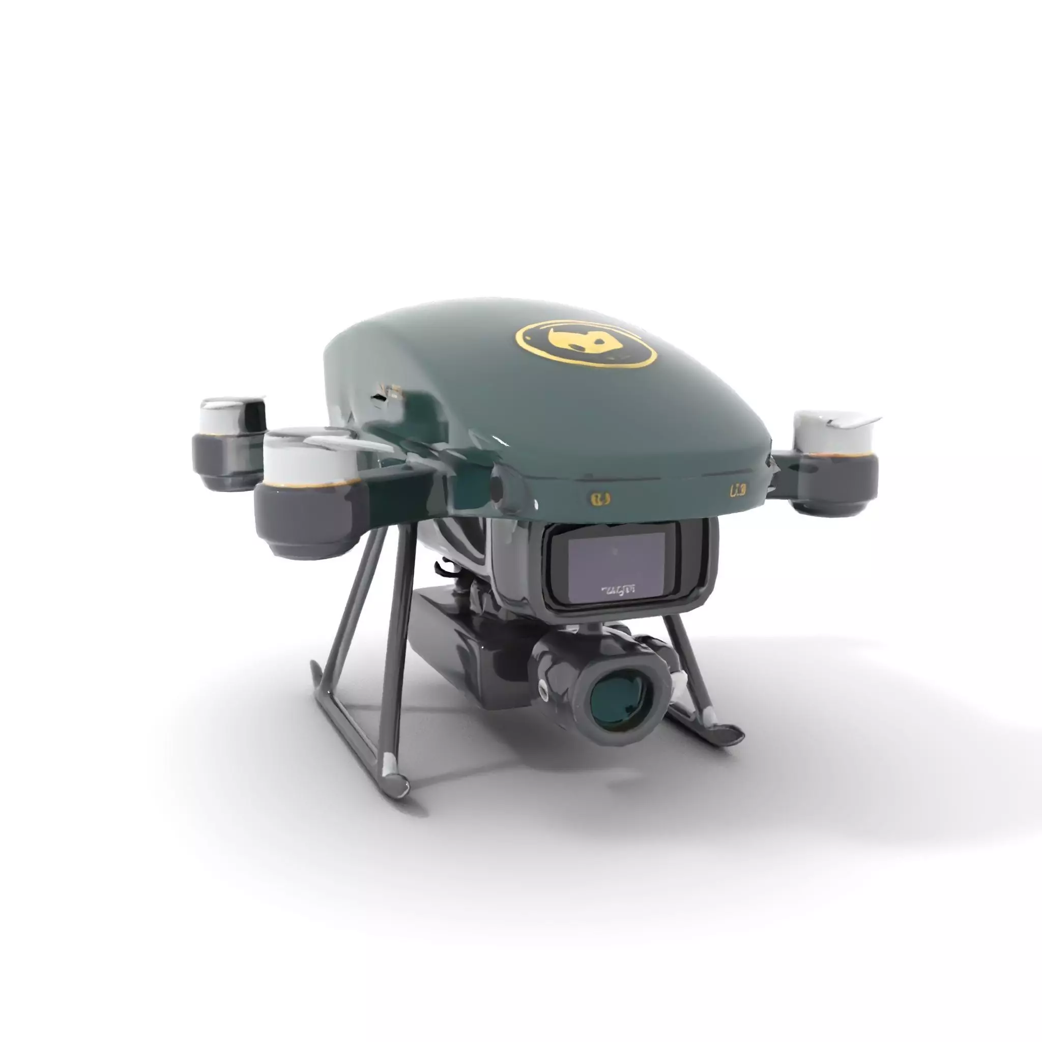 BorderBee Drone Explorer model pack Low-poly 3D model_5