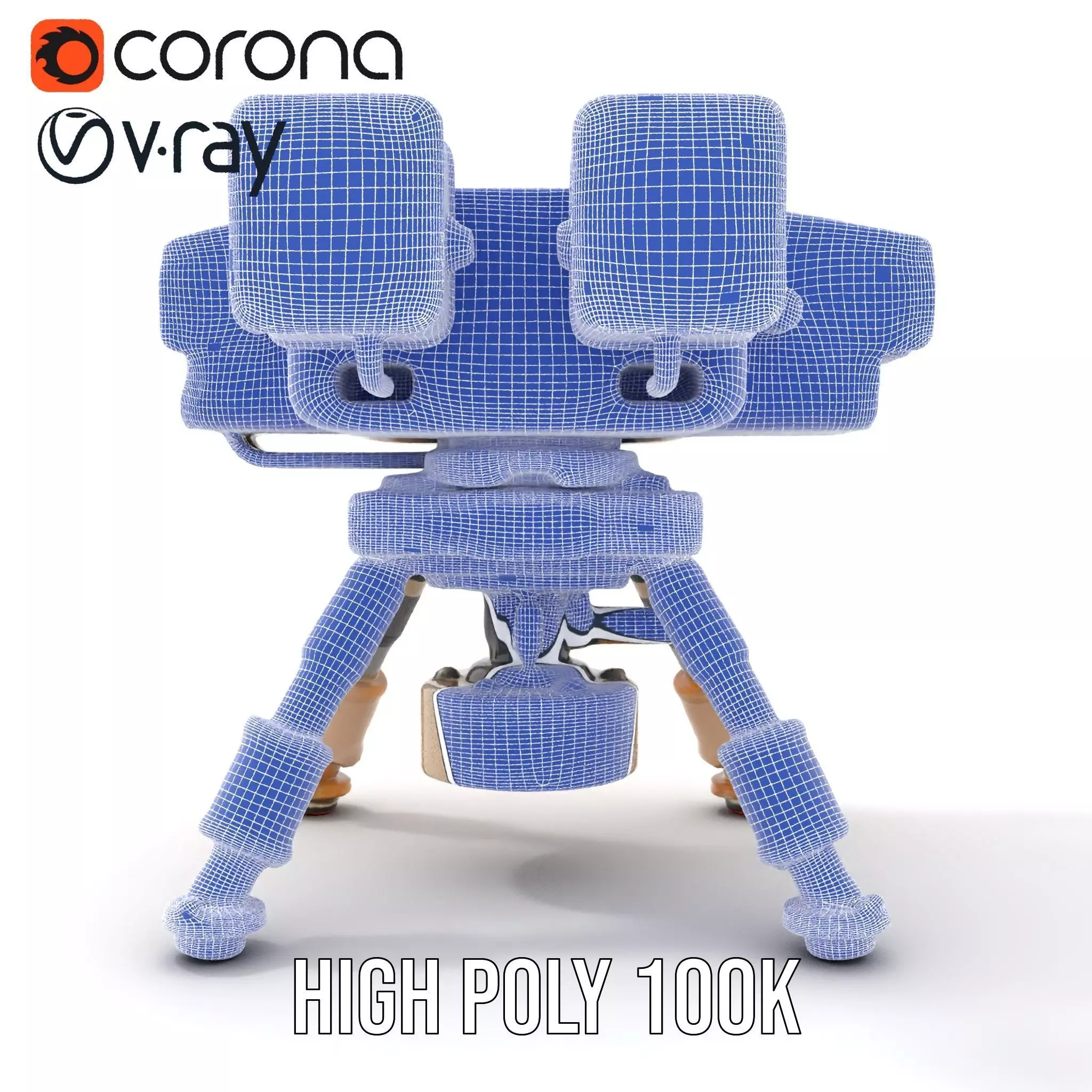 Desert Exploration Drone model pack Low-poly 3D model_33