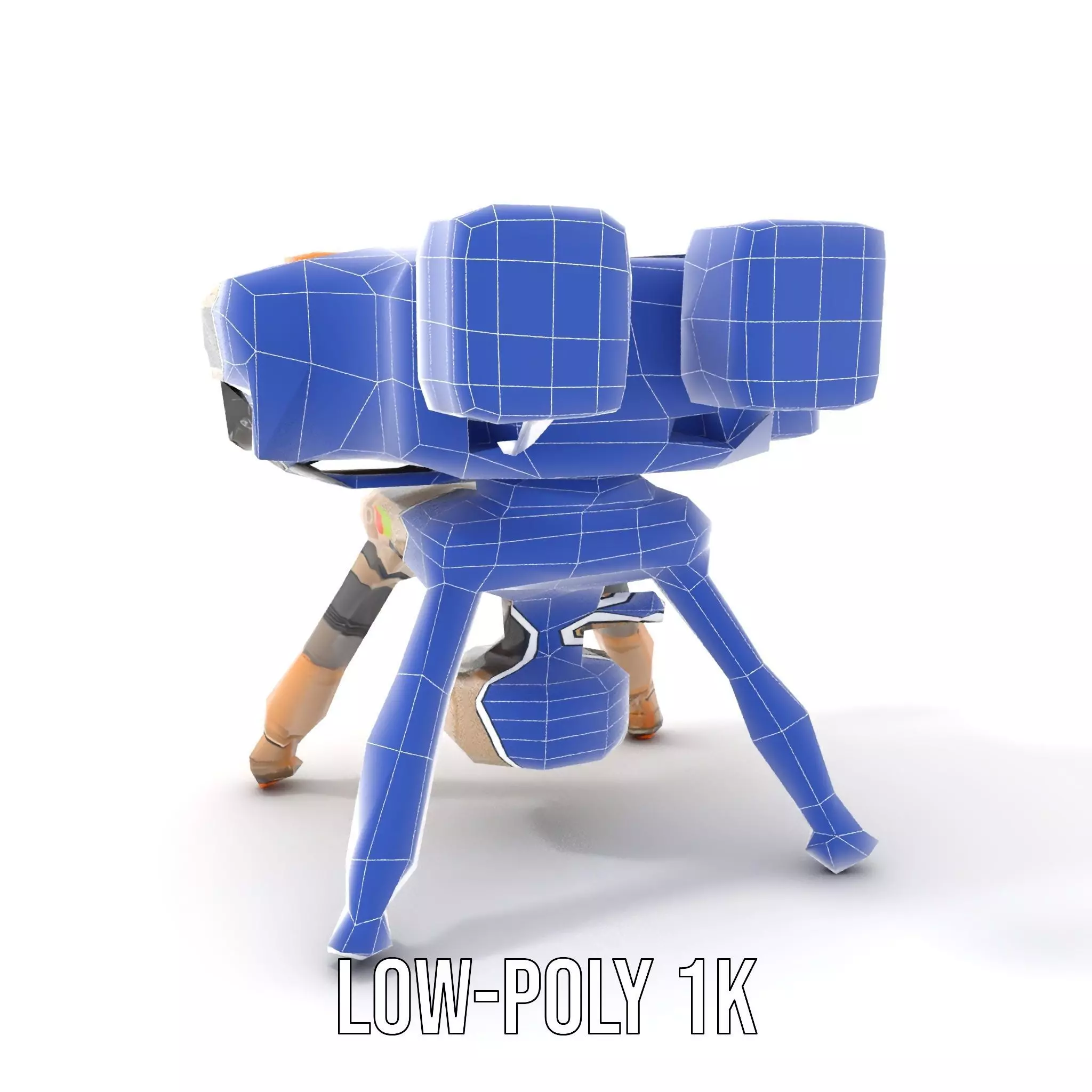 Desert Exploration Drone model pack Low-poly 3D model_27