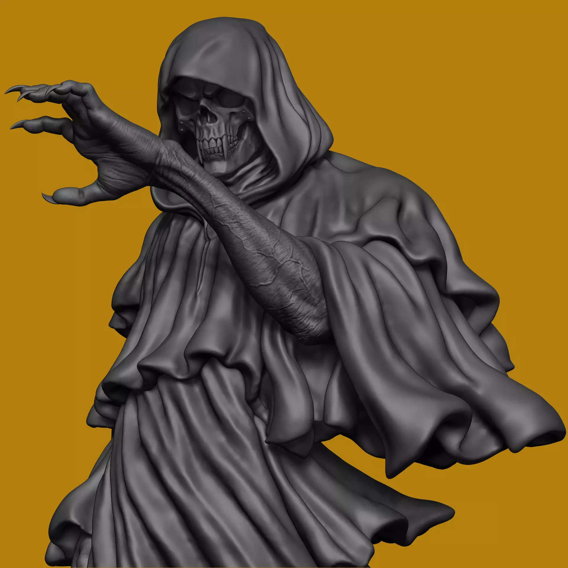 Grim Reaper Dementor - Halloween 3D print model_9