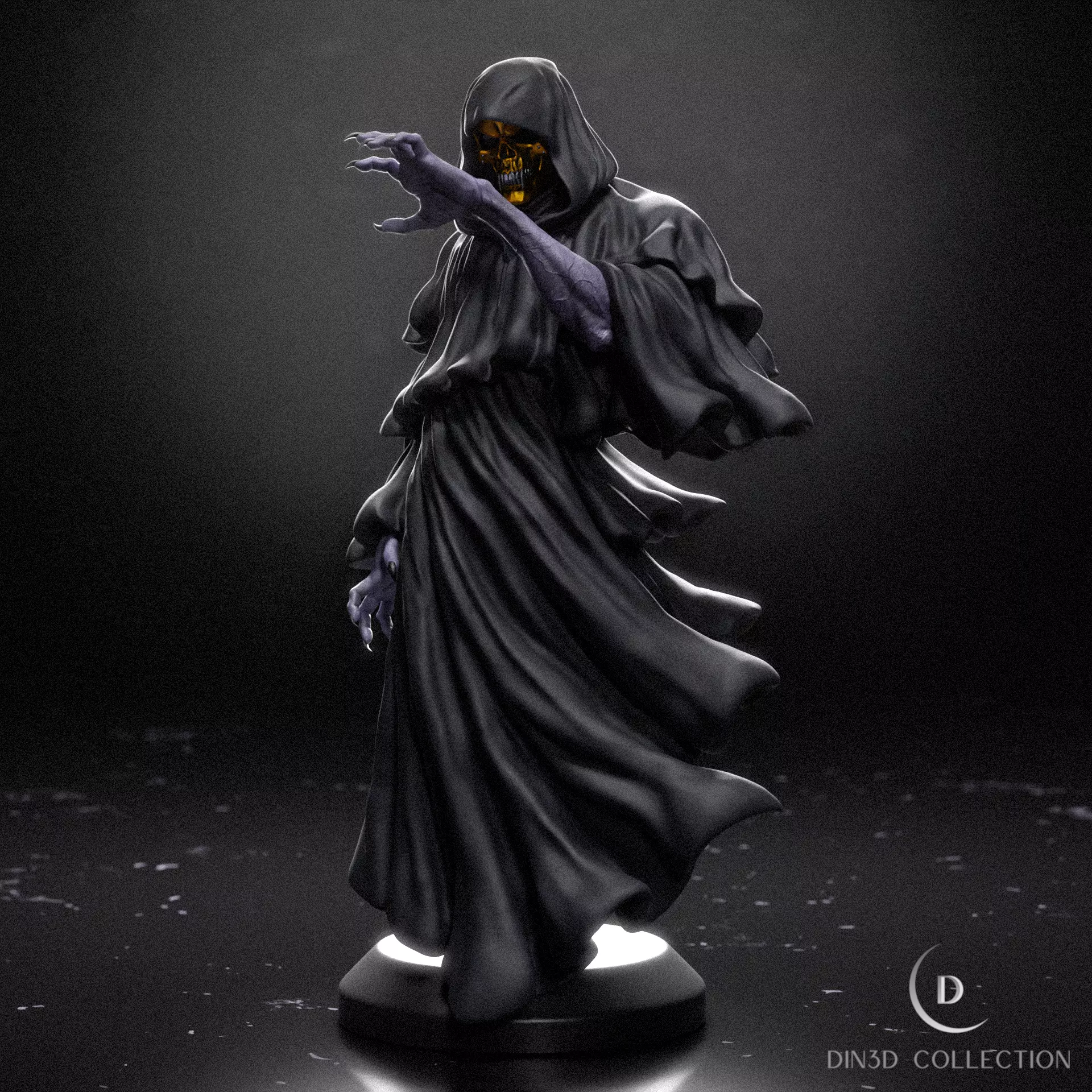 Grim Reaper Dementor - Halloween 3D print model_1