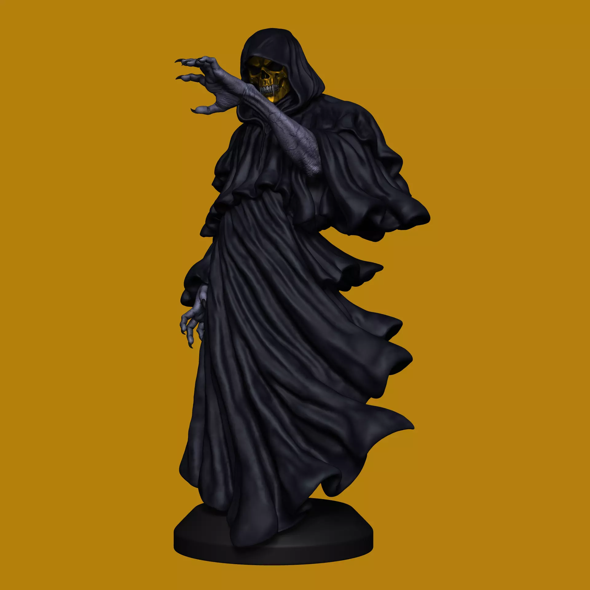 Grim Reaper Dementor - Halloween 3D print model_3