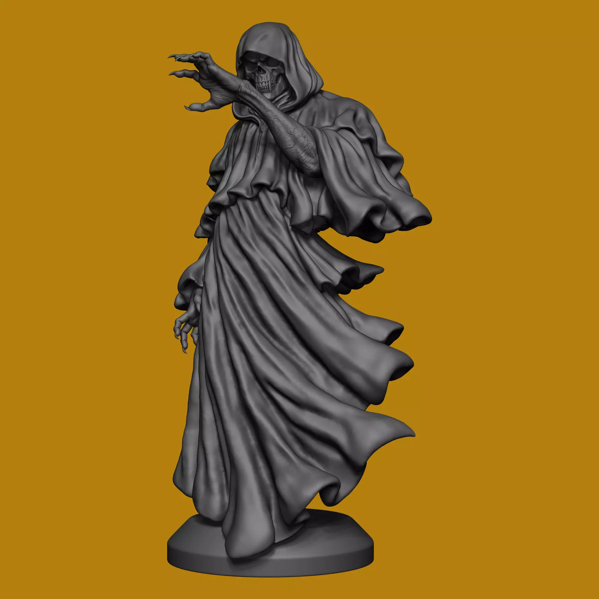 Grim Reaper Dementor - Halloween 3D print model_7