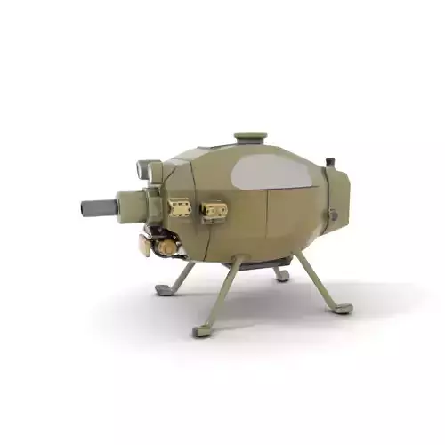Tactical Surveillance Drone model pack Low-poly 3D model