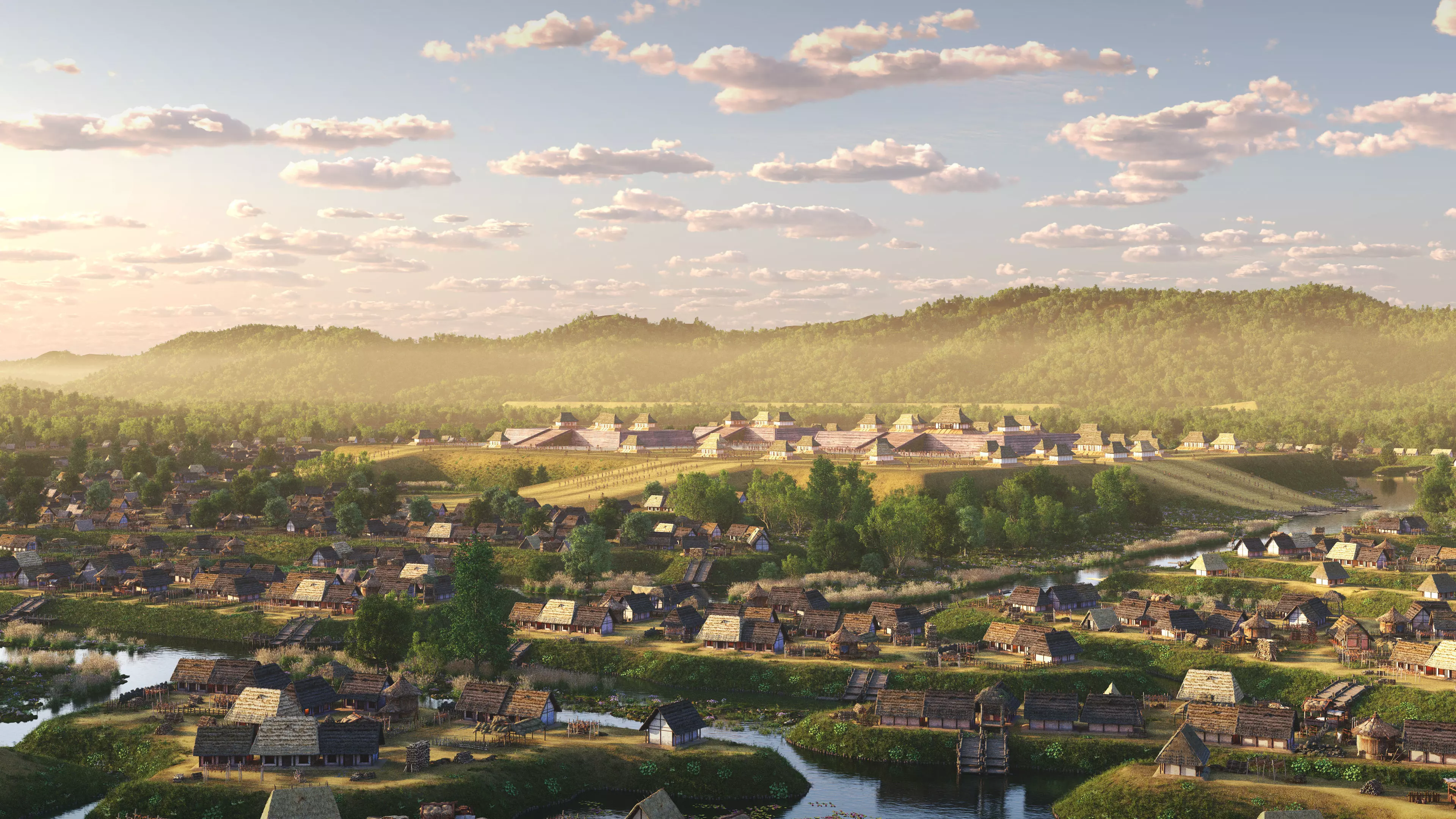 Medieval tribes 3D model