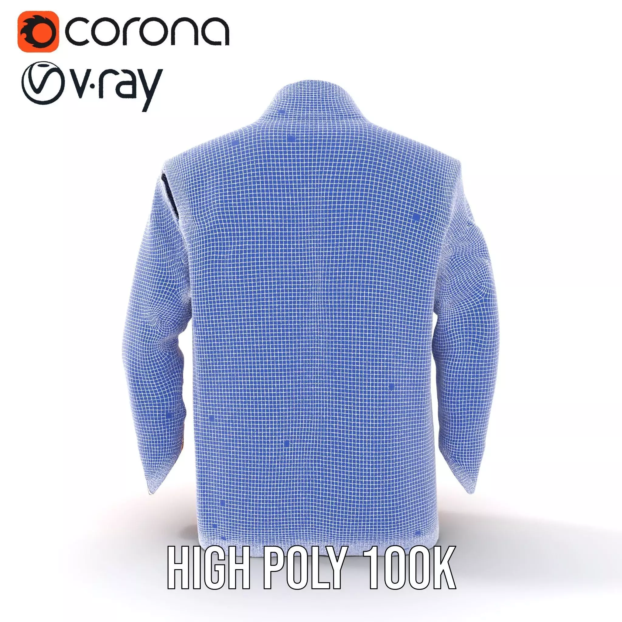 Elegant Orange Robe model pack Low-poly 3D model_33