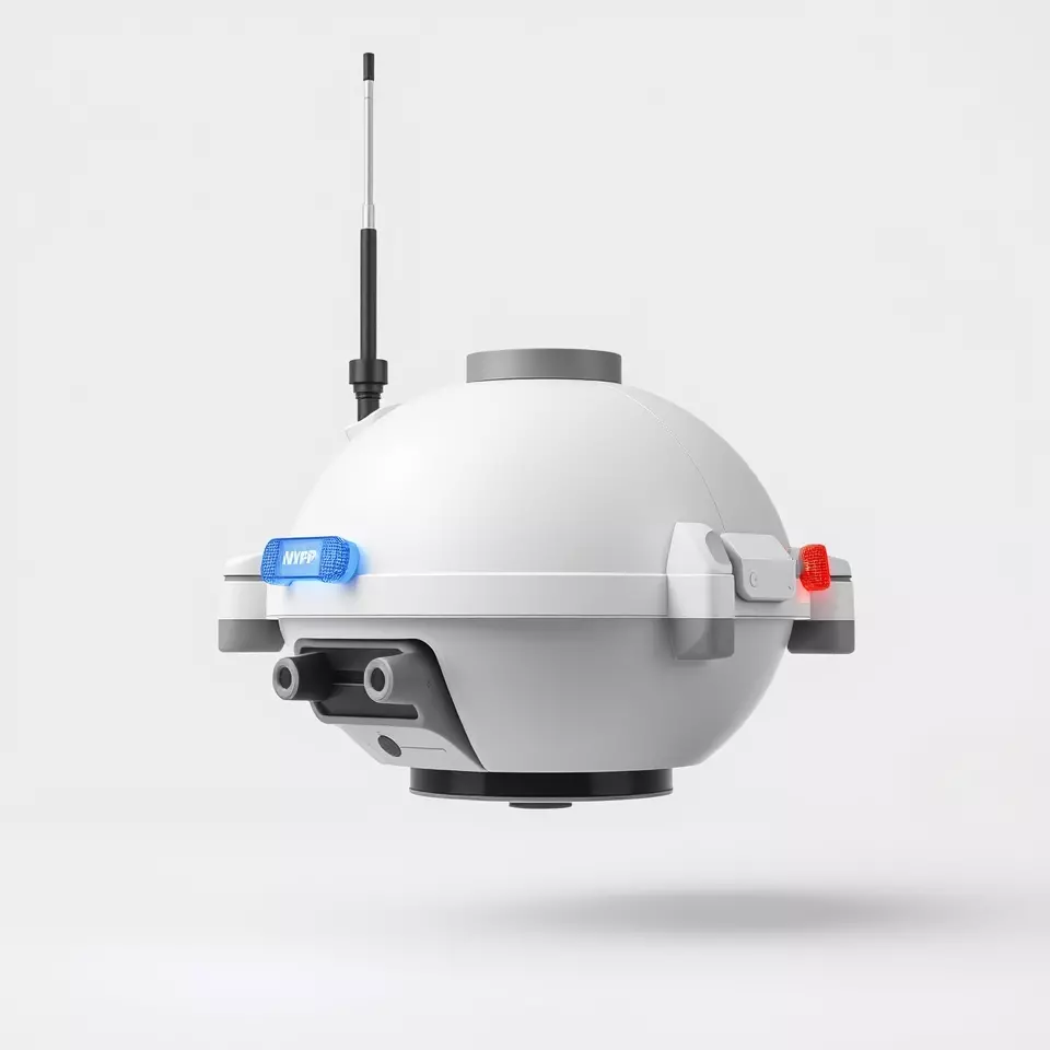 Futuristic Surveillance Drone model pack Low-poly 3D model_2