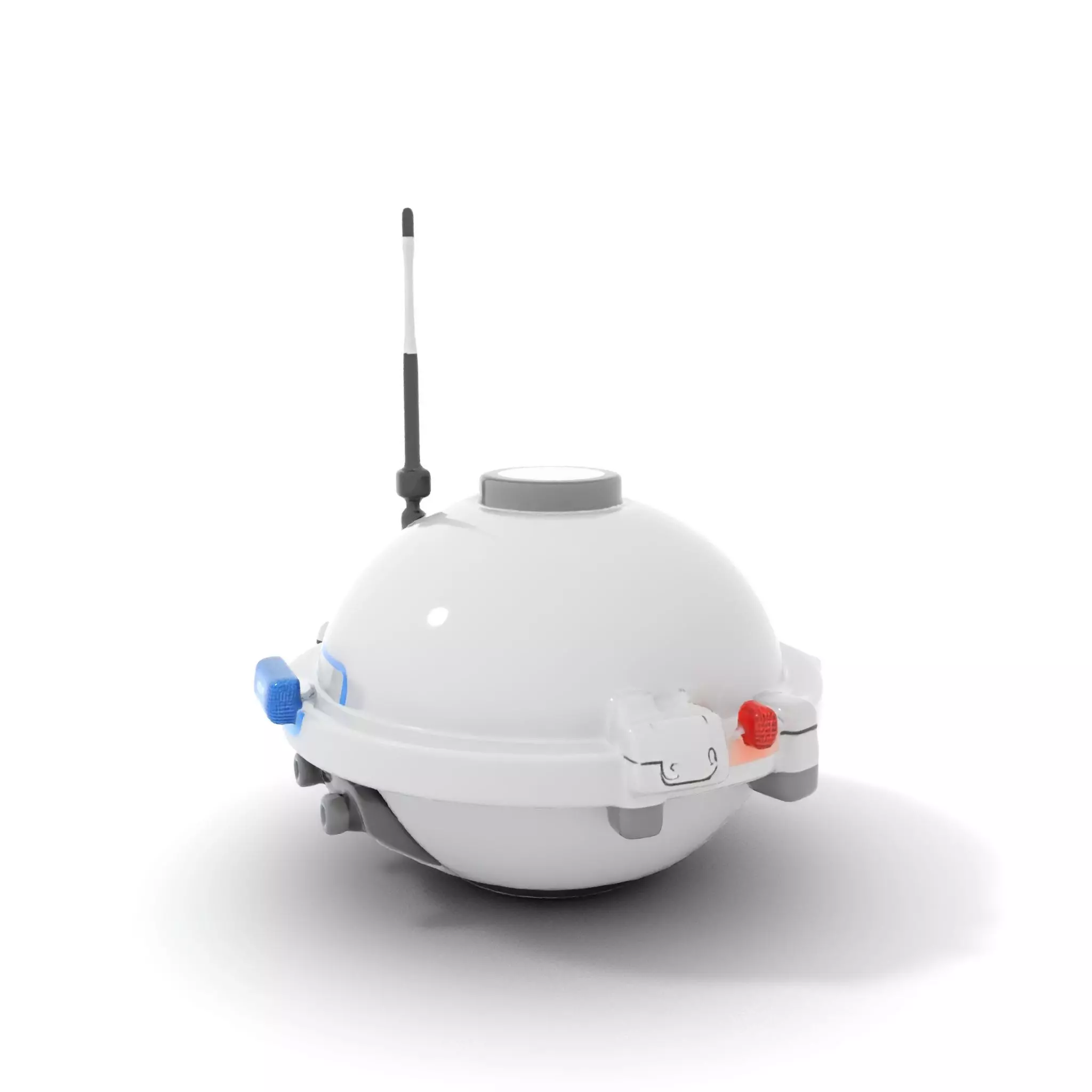 Futuristic Surveillance Drone model pack Low-poly 3D model_11