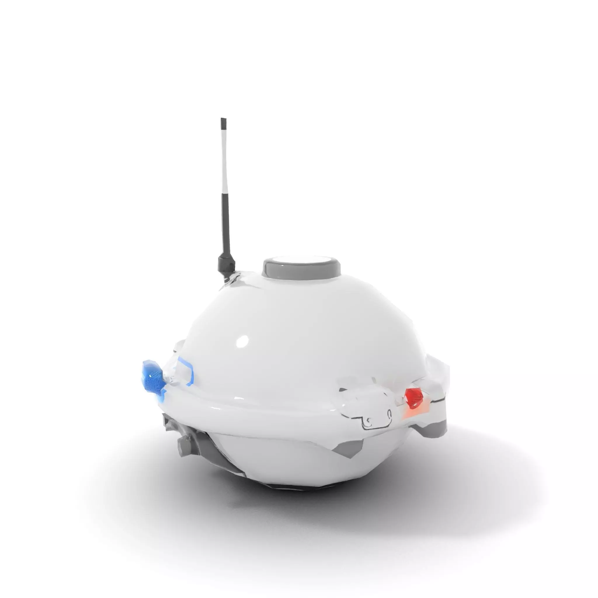 Futuristic Surveillance Drone model pack Low-poly 3D model_25