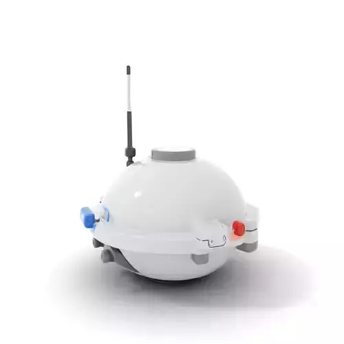 Futuristic Surveillance Drone model pack Low-poly 3D model
