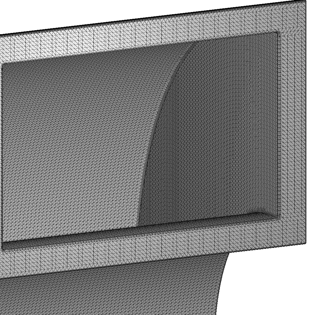 Rusty Rectangular Elbow Duct 3D model_4