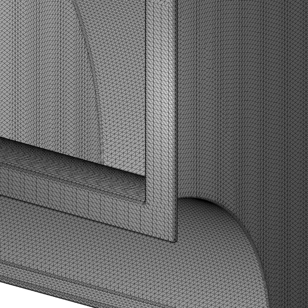 Rusty Rectangular Elbow Duct 3D model_5