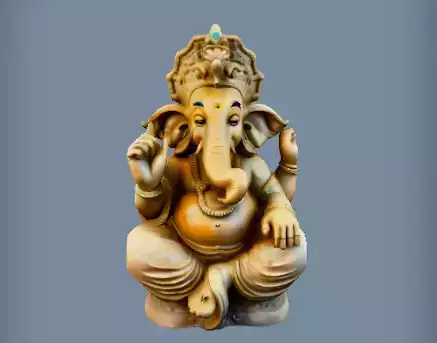 Ganesha Statue Sculpture 3D Model