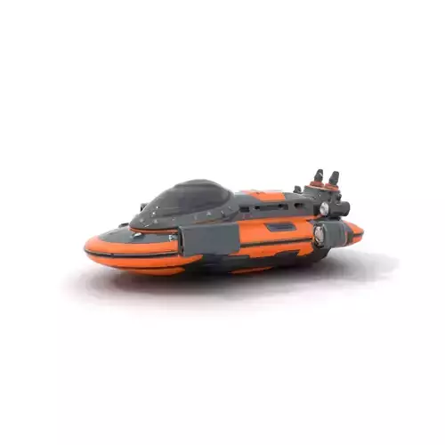 Orange Futuristic Vehicle model pack
