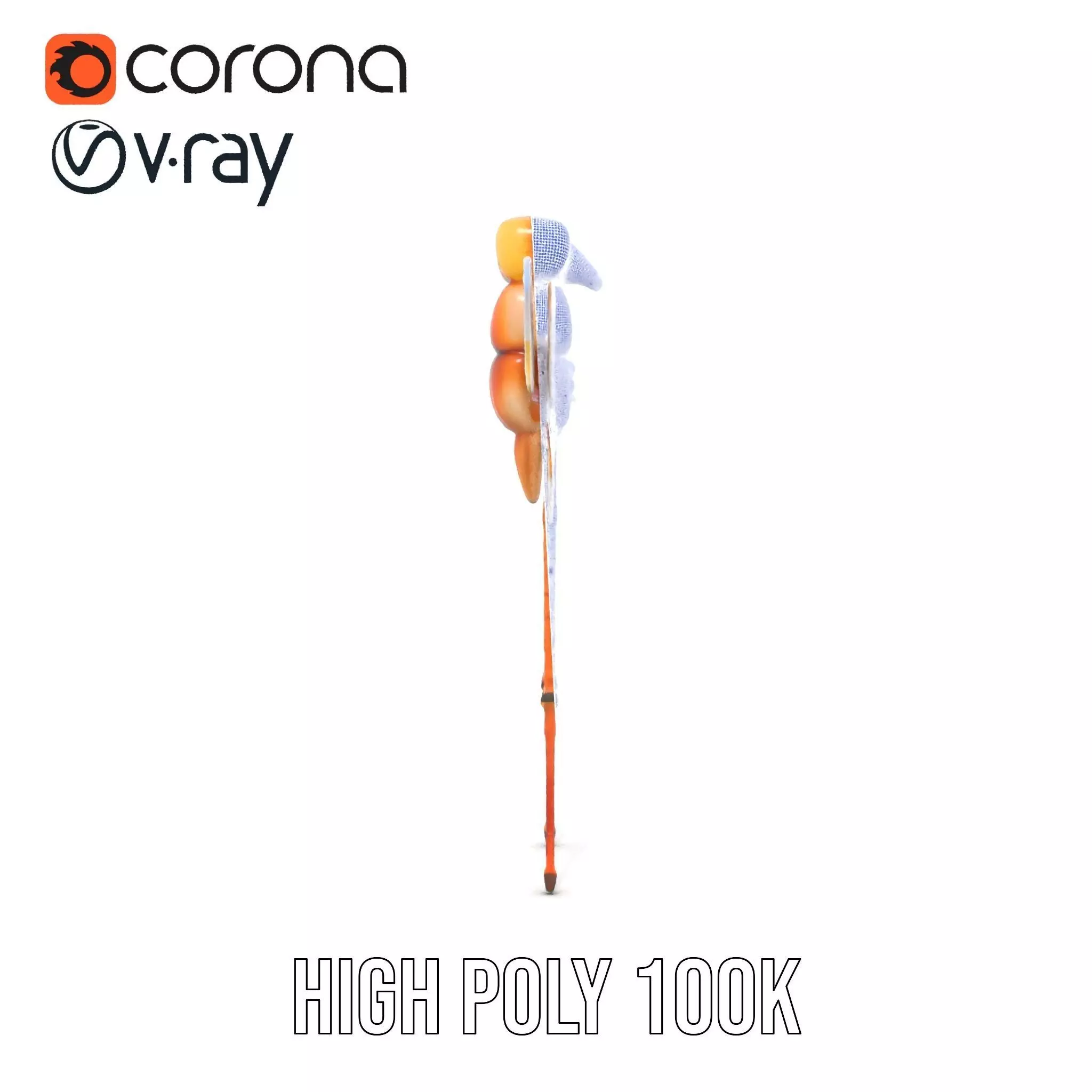 Golden Dragonfly model pack Low-poly 3D model_34