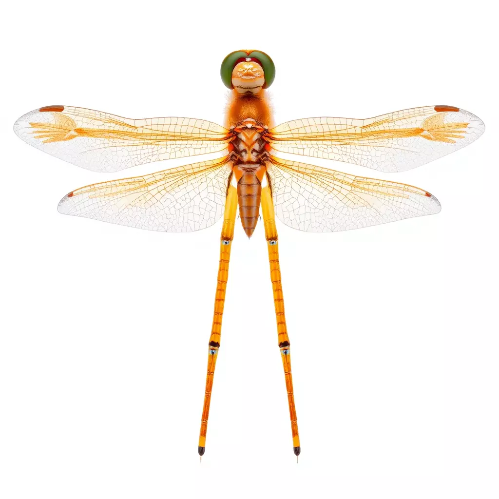 Golden Dragonfly model pack Low-poly 3D model_2