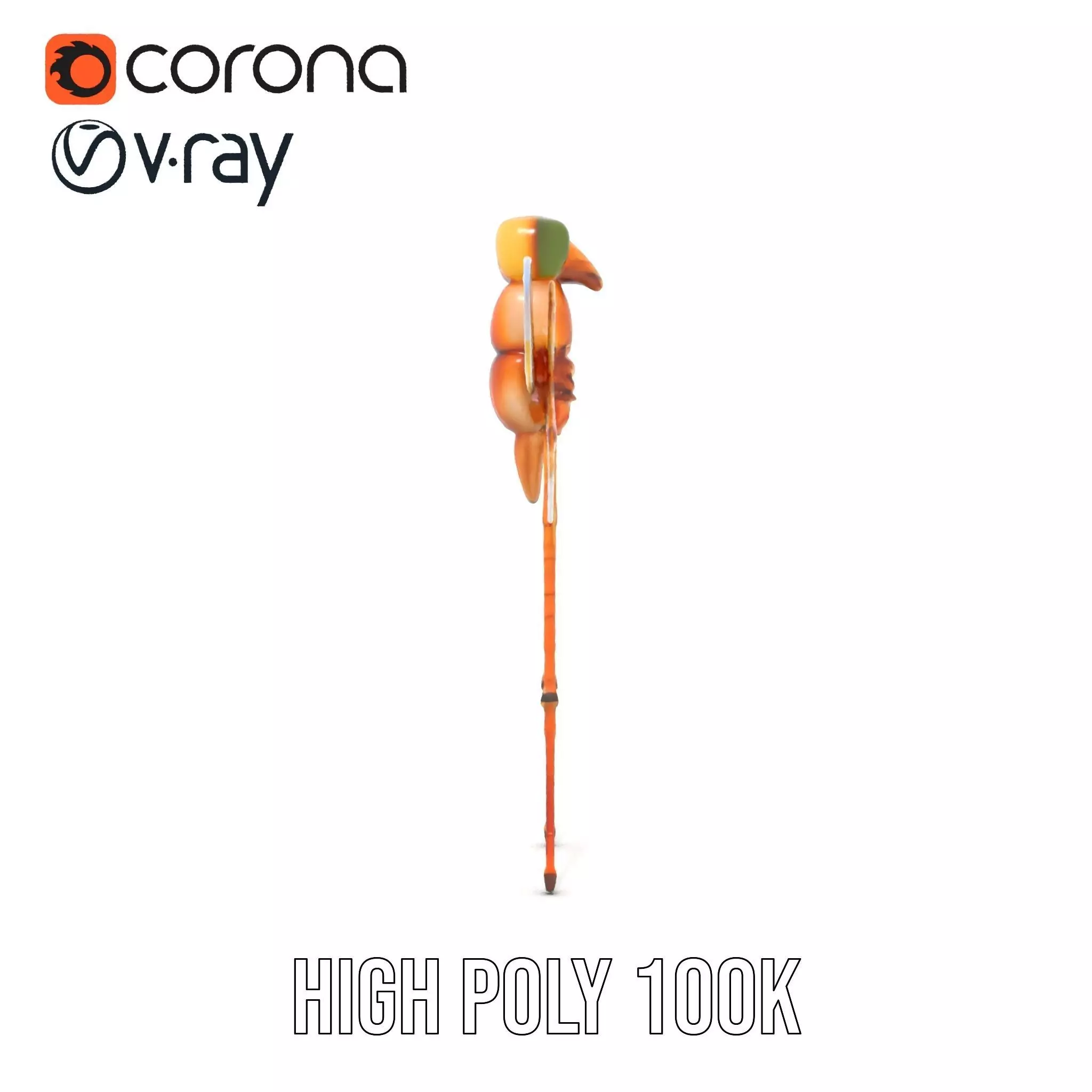 Golden Dragonfly model pack Low-poly 3D model_21