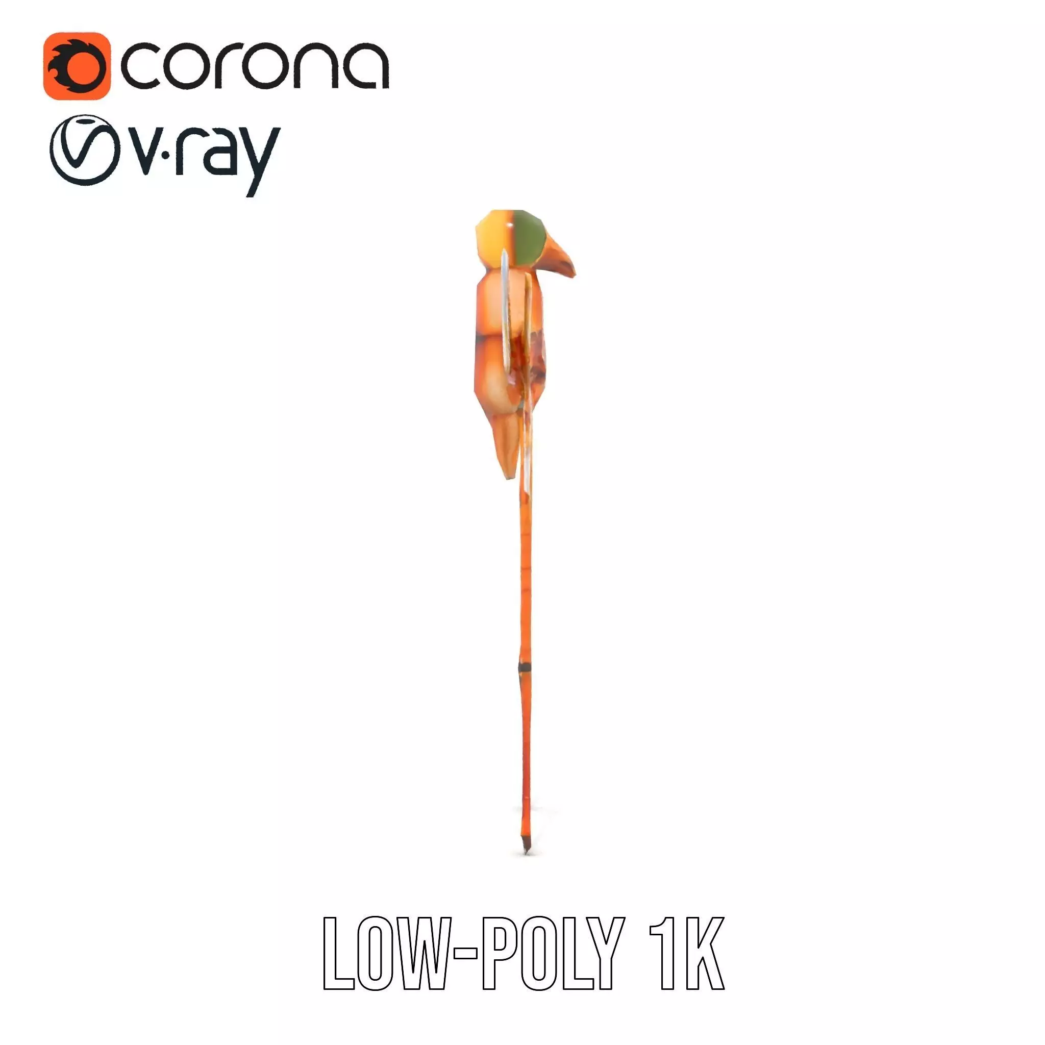 Golden Dragonfly model pack Low-poly 3D model_20