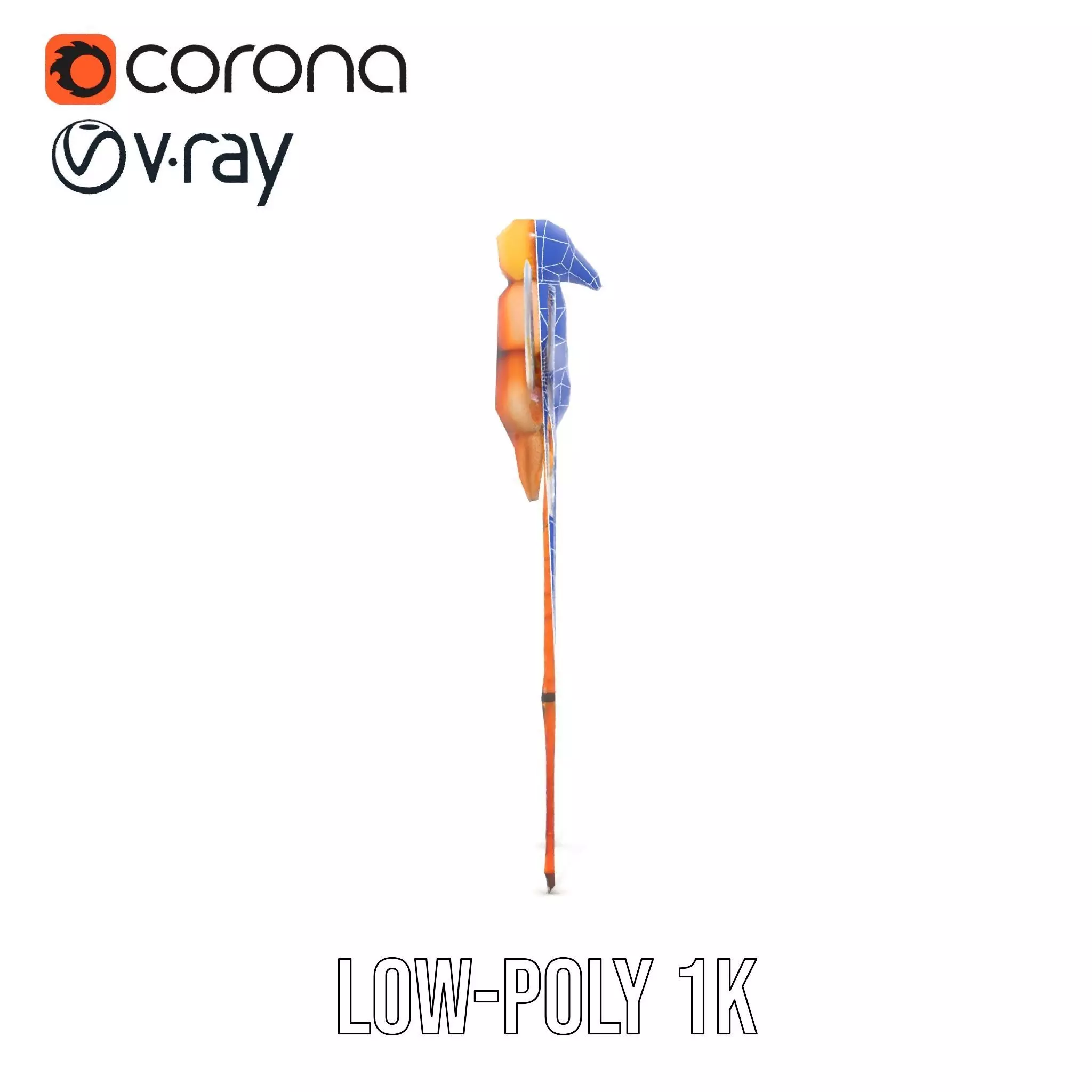 Golden Dragonfly model pack Low-poly 3D model_25