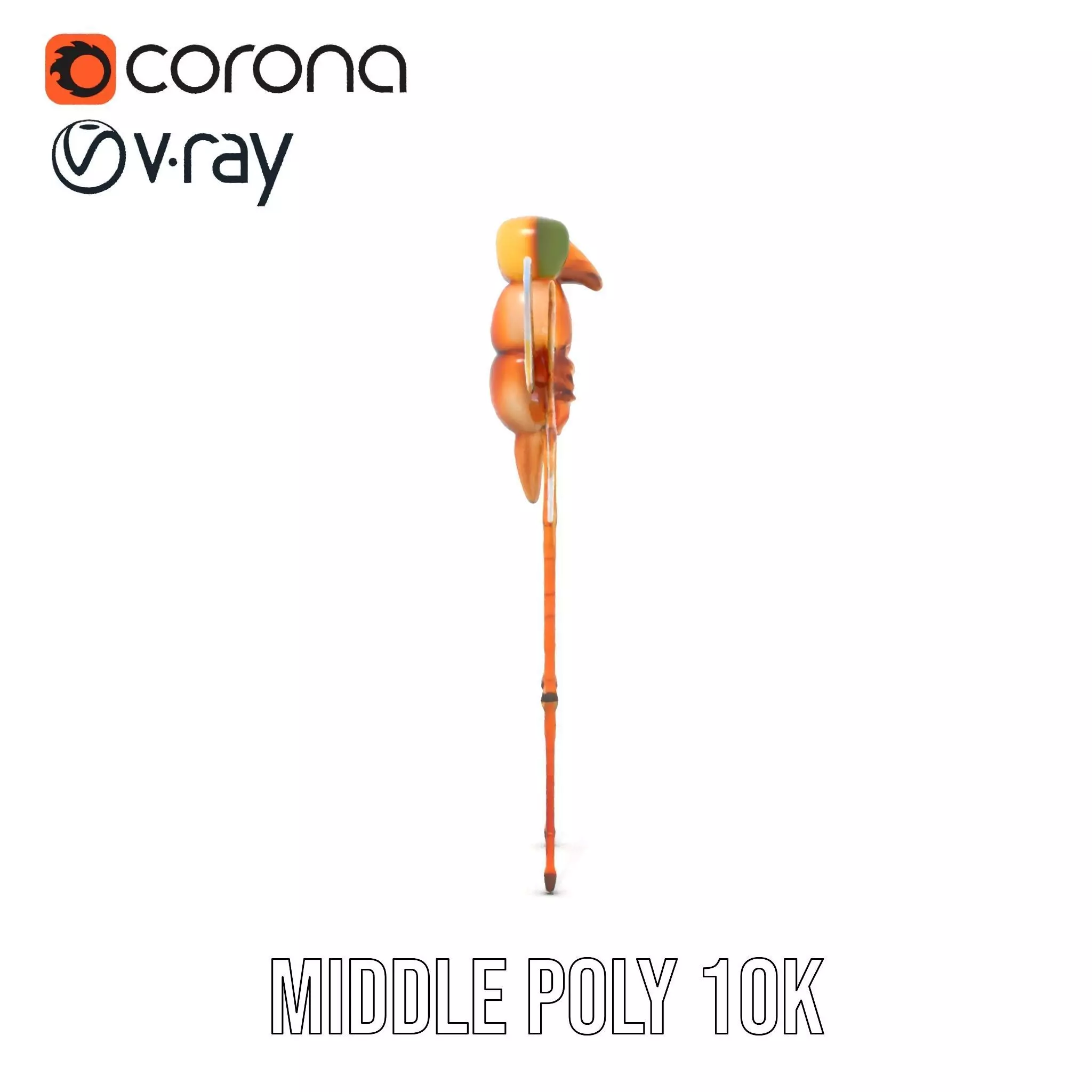 Golden Dragonfly model pack Low-poly 3D model_19