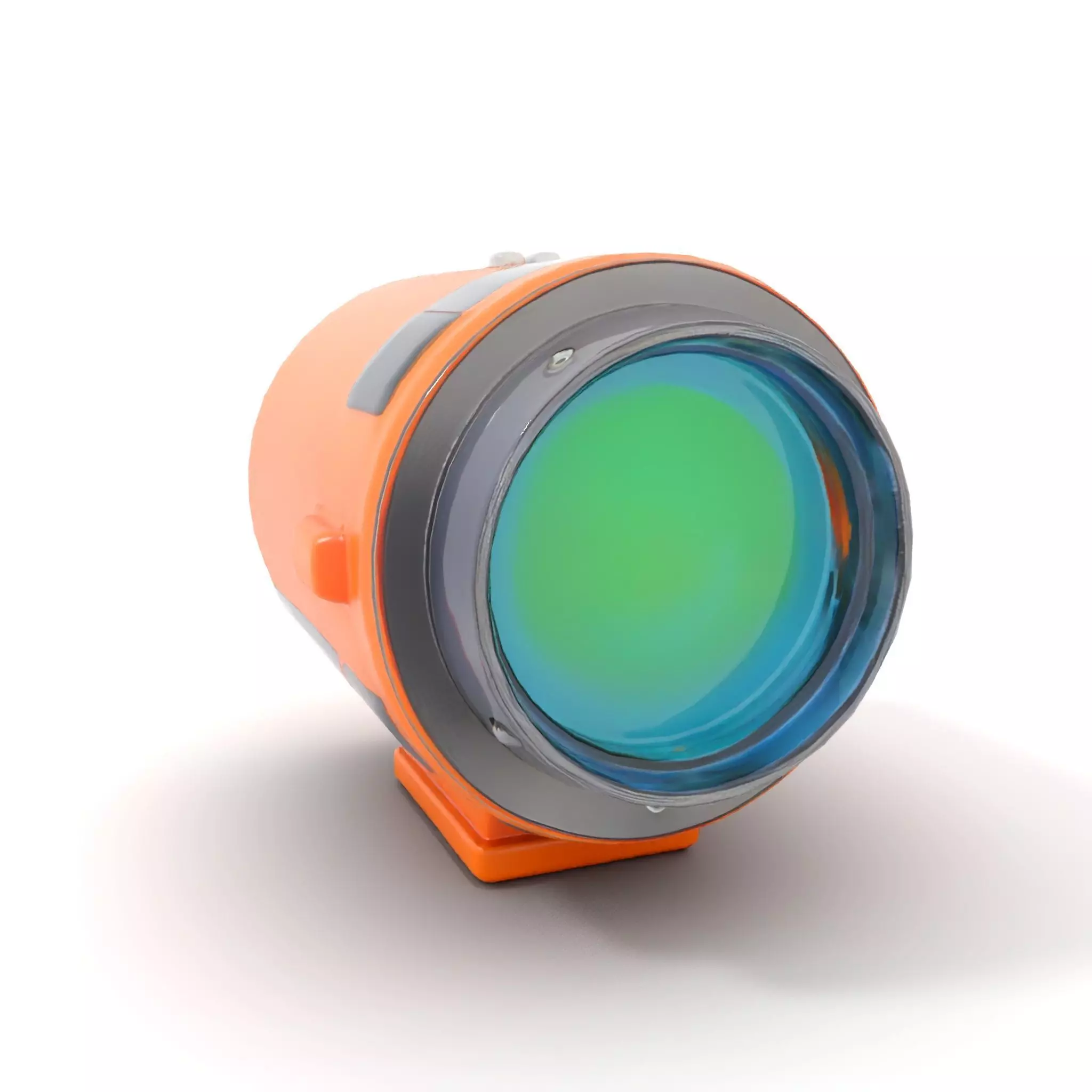 Vibrant Orange Telescope model pack Low-poly 3D model_6