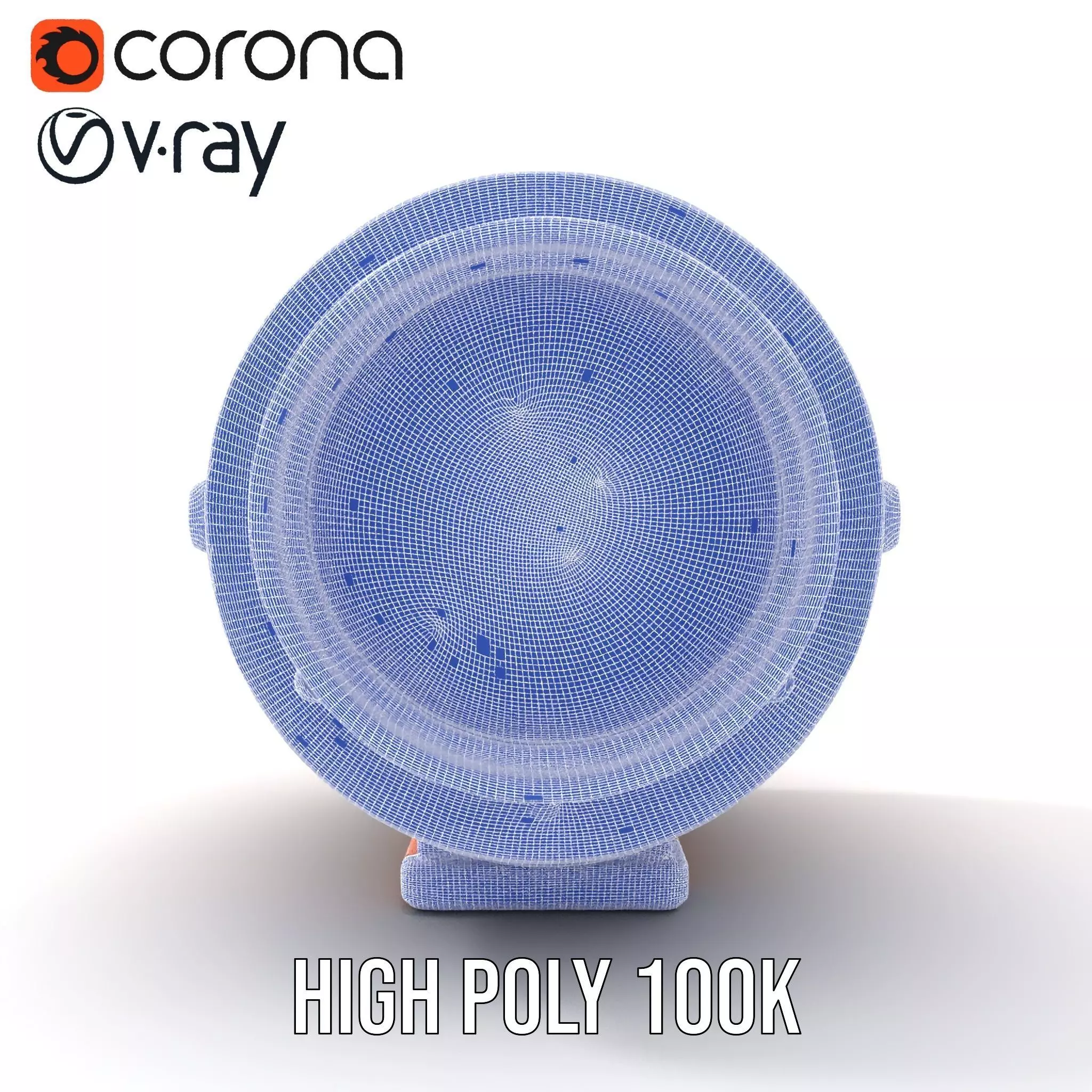 Vibrant Orange Telescope model pack Low-poly 3D model_32