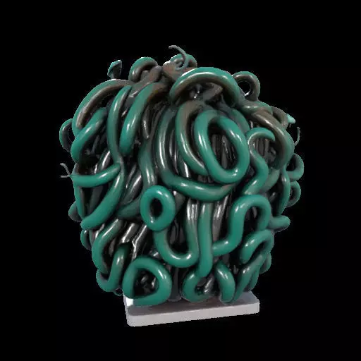 2235  Medusa Gorgon Head 3D Model  magic 3D print model_14