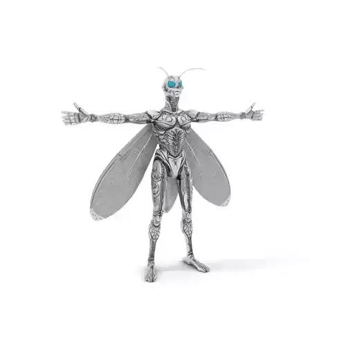 Metallic Insectoid Creature model pack Low-poly 3D model