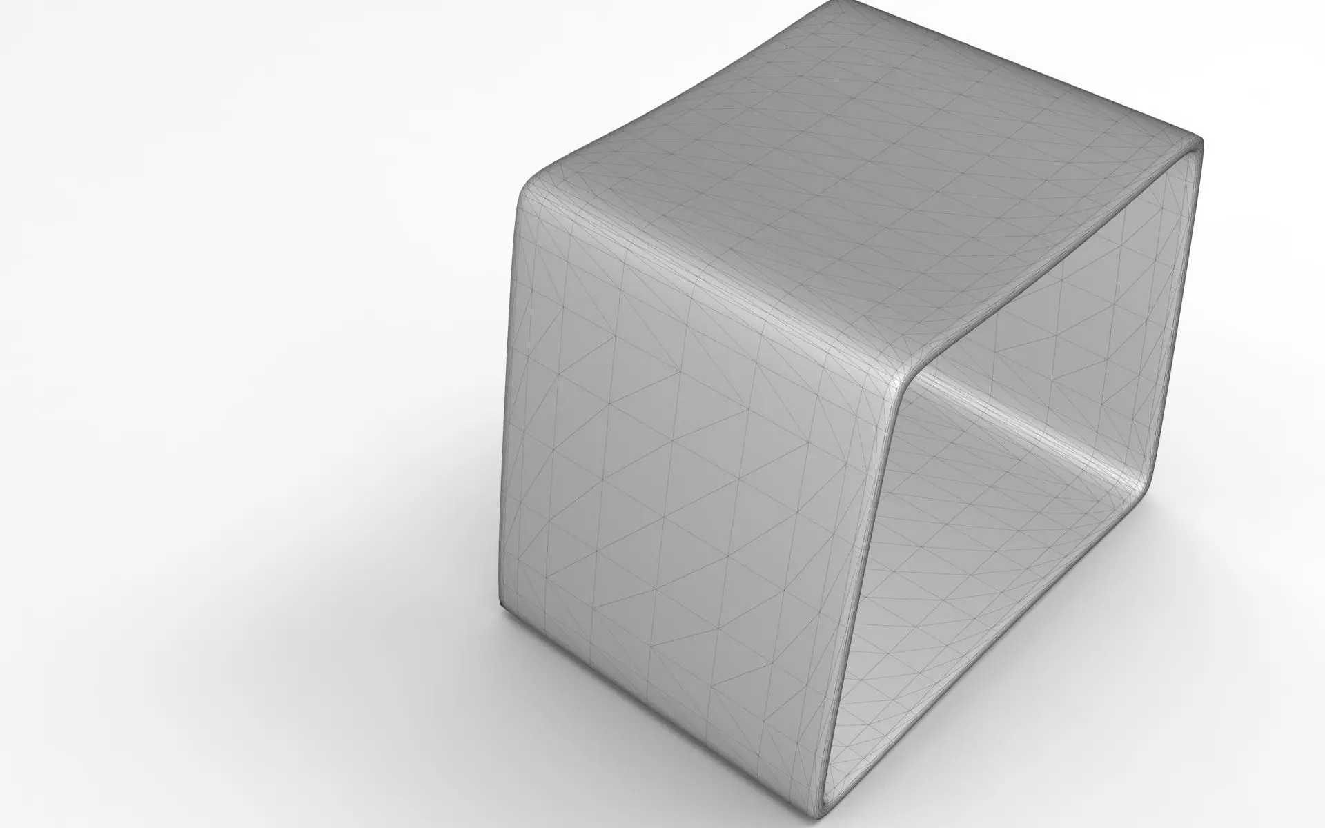 Tonys Stool Low-poly 3D model_6