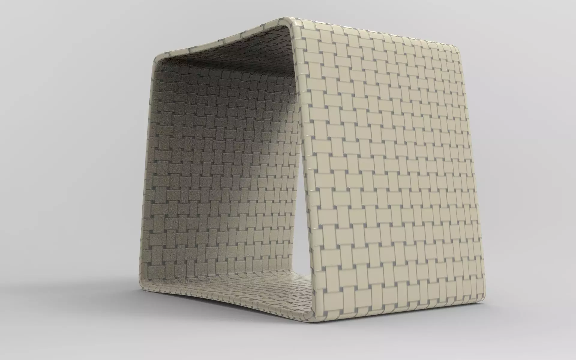 Tonys Stool Low-poly 3D model_2